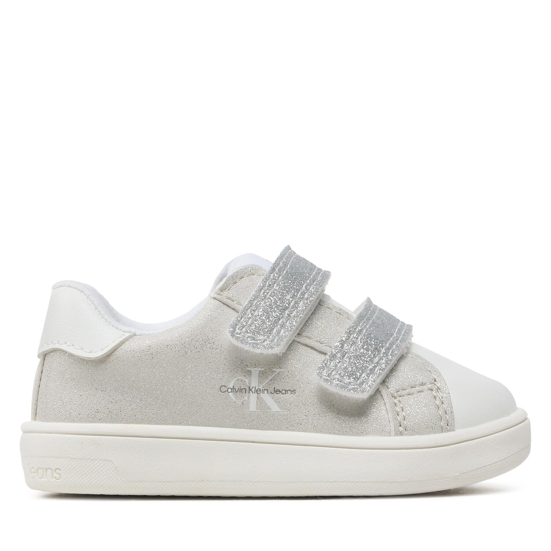 Calvin Klein Jeans Sneakersy Low Cut Velcro Sneaker V1A9-80468-1459 M Strieborná - Pepit.sk