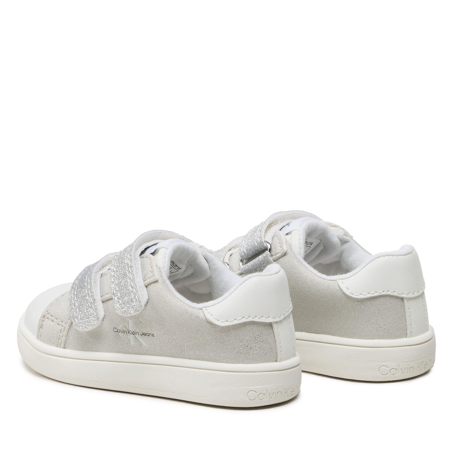 Calvin Klein Jeans Sneakersy Low Cut Velcro Sneaker V1A9-80468-1459 M Strieborná - Pepit.sk