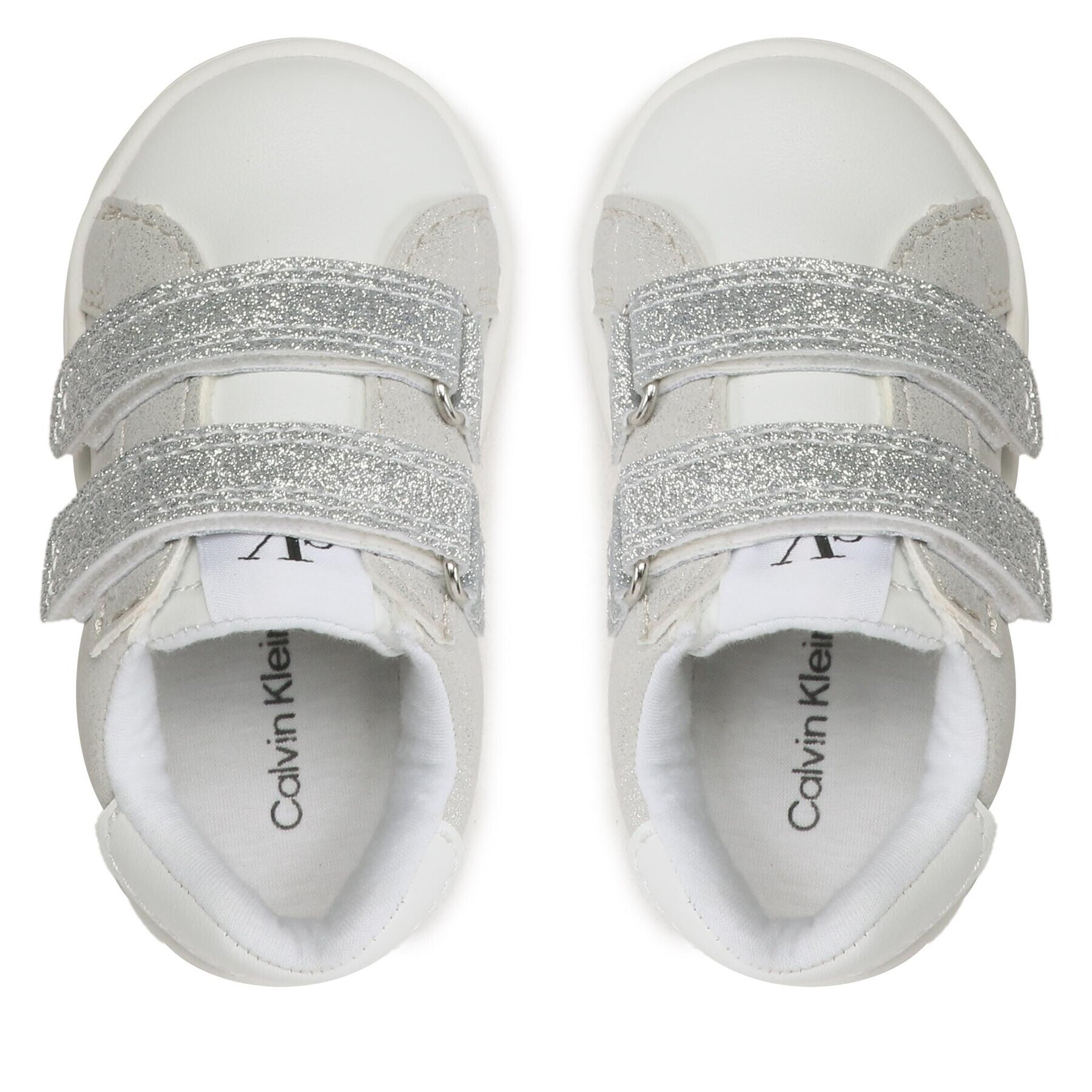 Calvin Klein Jeans Sneakersy Low Cut Velcro Sneaker V1A9-80468-1459 M Strieborná - Pepit.sk