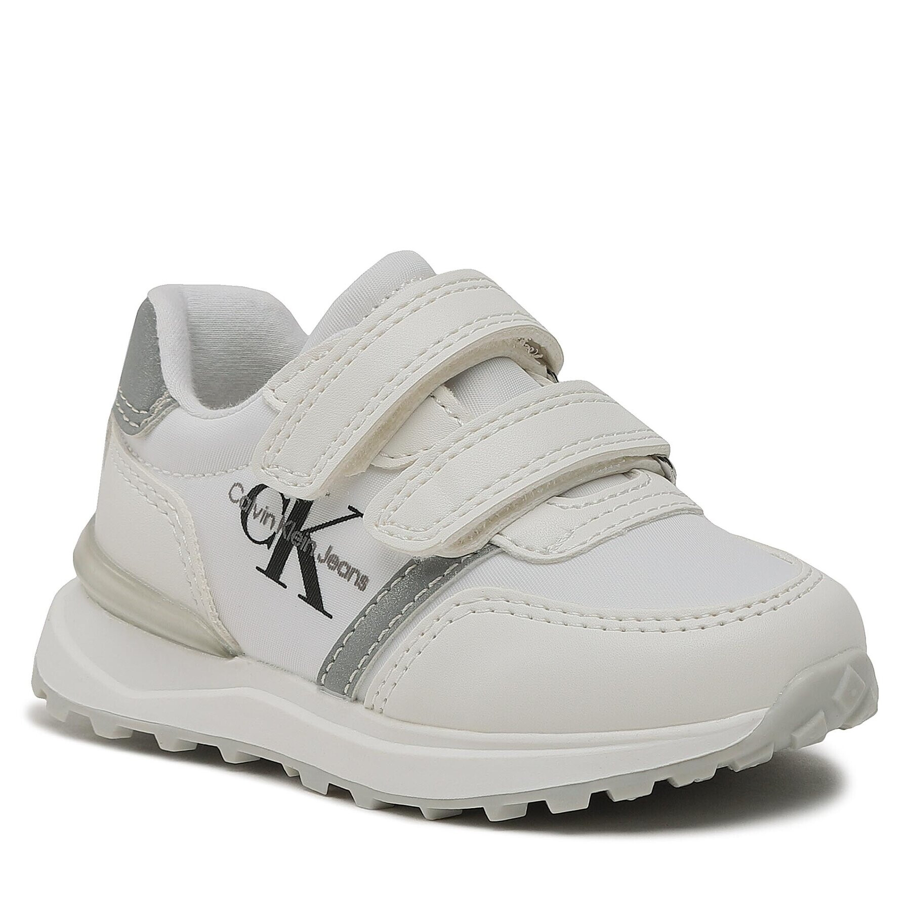 Calvin Klein Jeans Sneakersy Low Cut Velcro Sneaker V1B9-80573-1594 M Biela - Pepit.sk