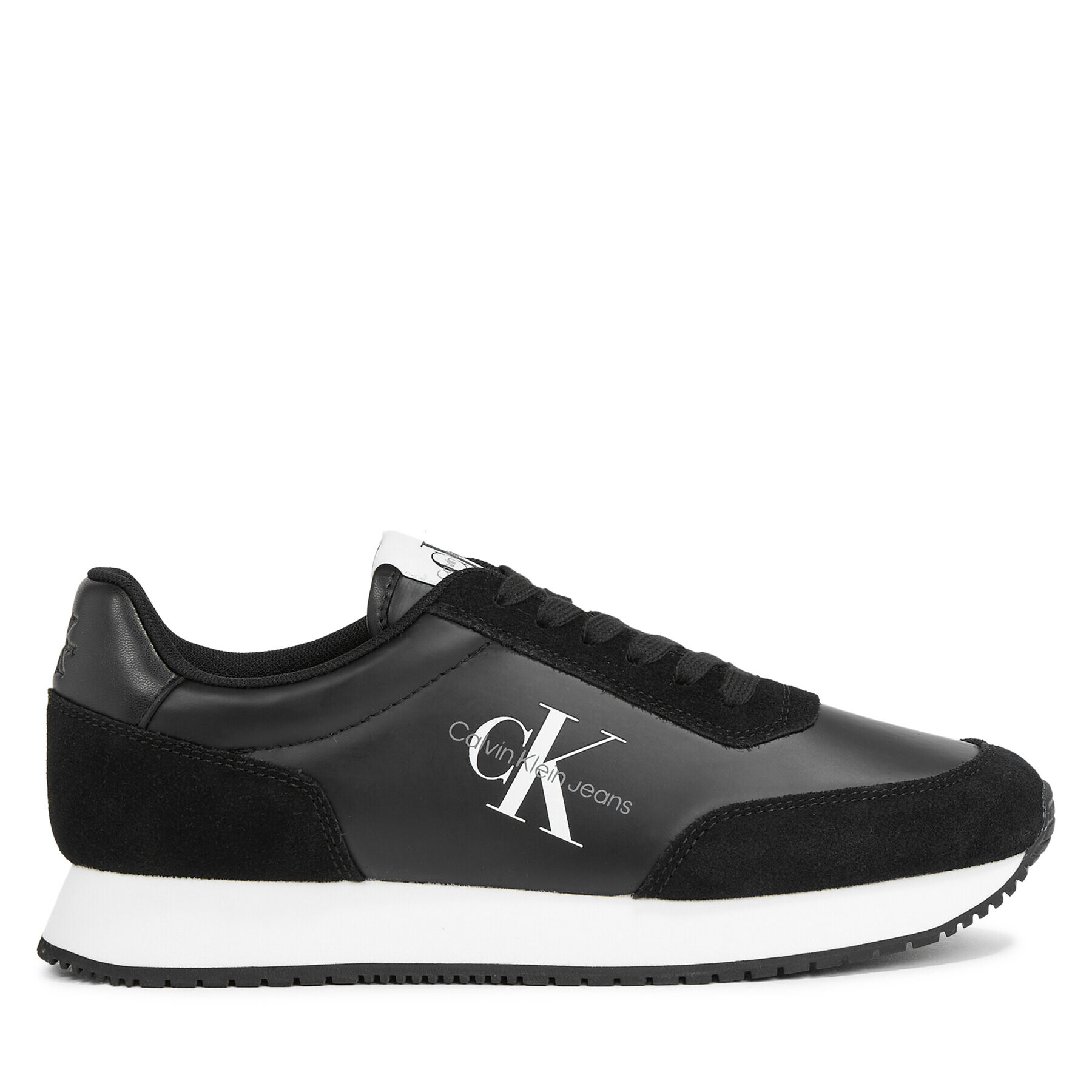 Calvin Klein Jeans Sneakersy Retro Runner Low Laceup Ny Pearl YW0YW01056 Čierna - Pepit.sk