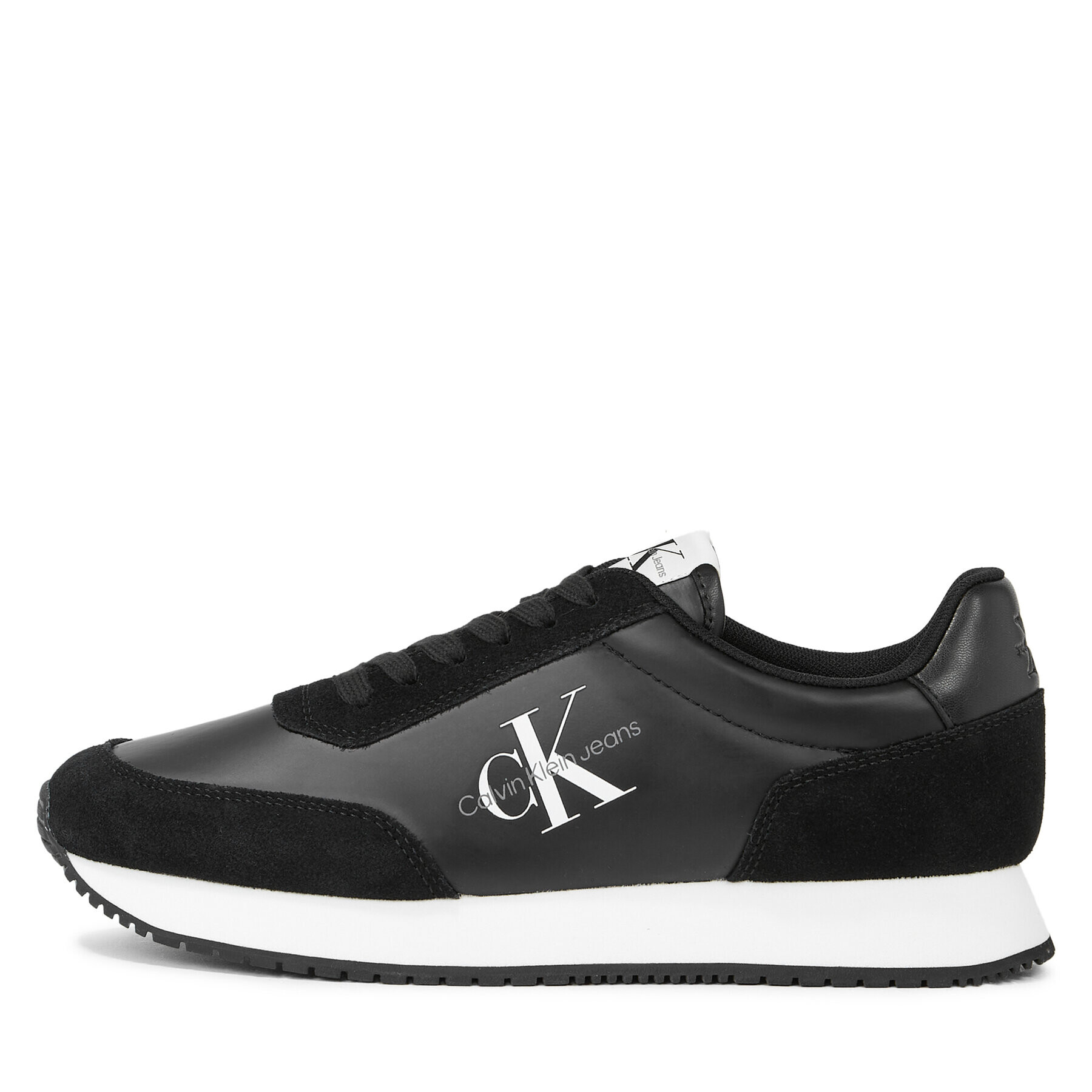 Calvin Klein Jeans Sneakersy Retro Runner Low Laceup Ny Pearl YW0YW01056 Čierna - Pepit.sk