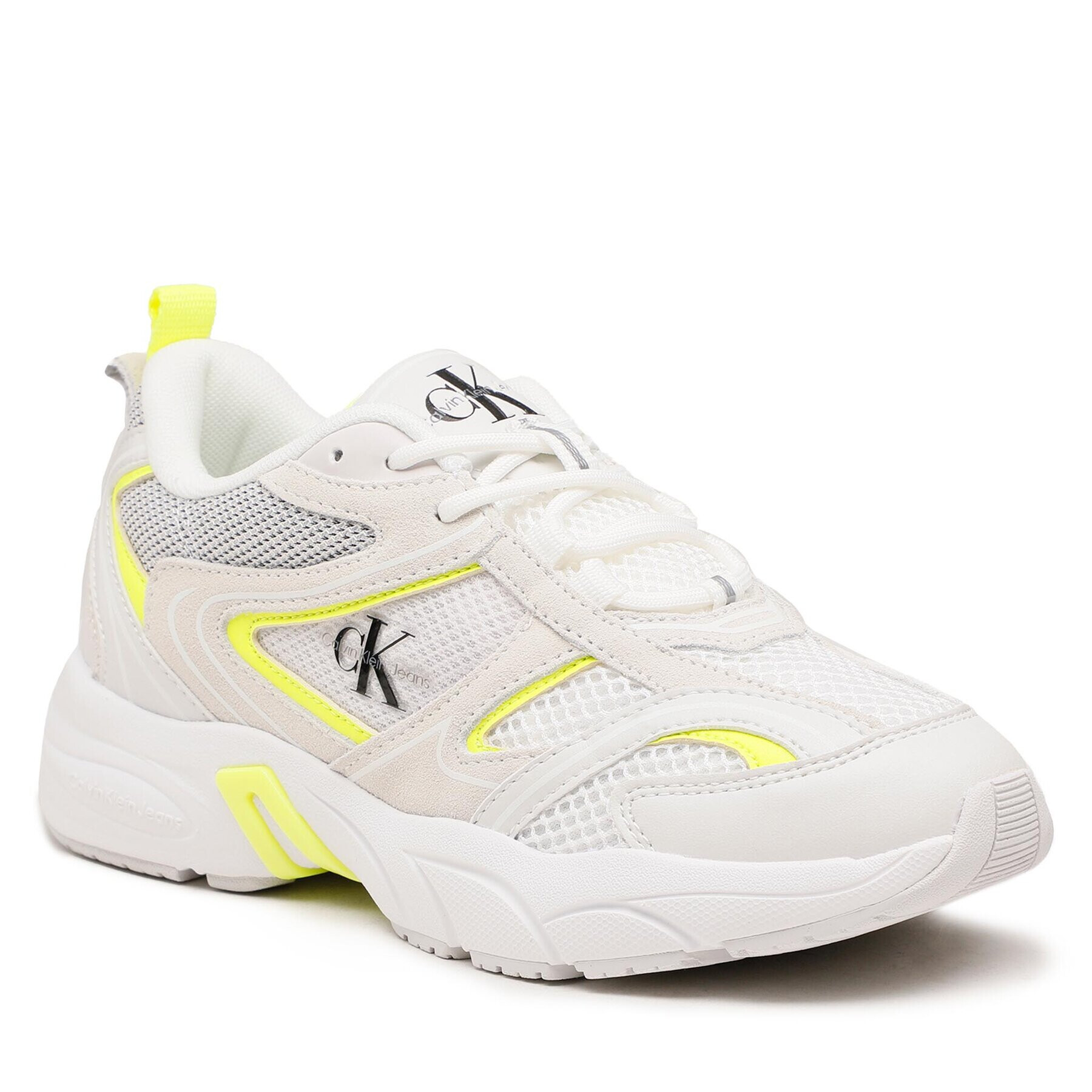 Calvin Klein Jeans Sneakersy Retro Tennis Su YW0YW00891 Biela - Pepit.sk