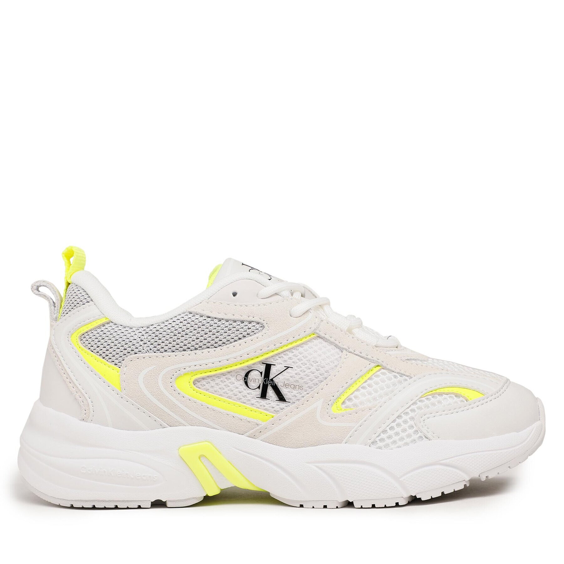 Calvin Klein Jeans Sneakersy Retro Tennis Su YW0YW00891 Biela - Pepit.sk