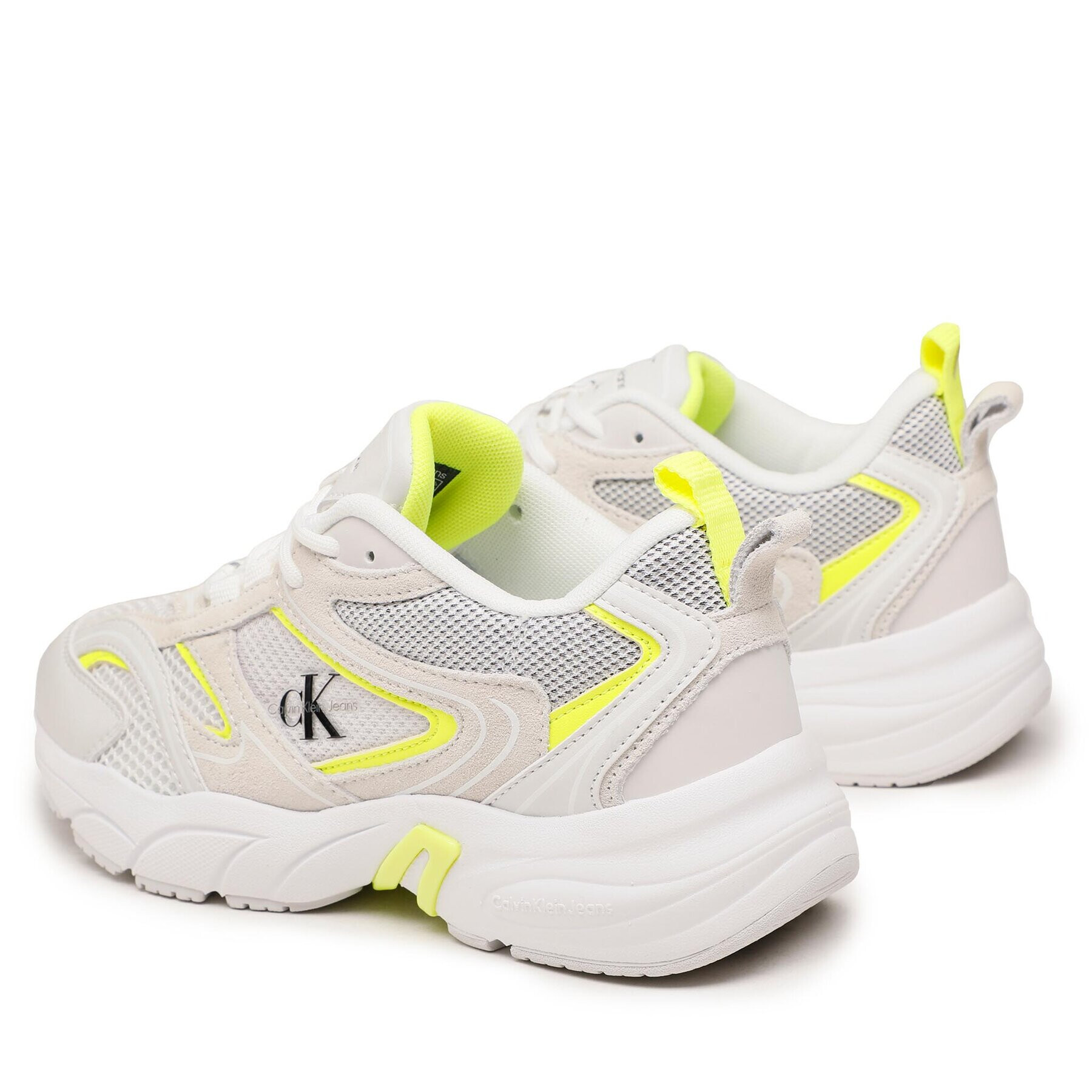 Calvin Klein Jeans Sneakersy Retro Tennis Su YW0YW00891 Biela - Pepit.sk