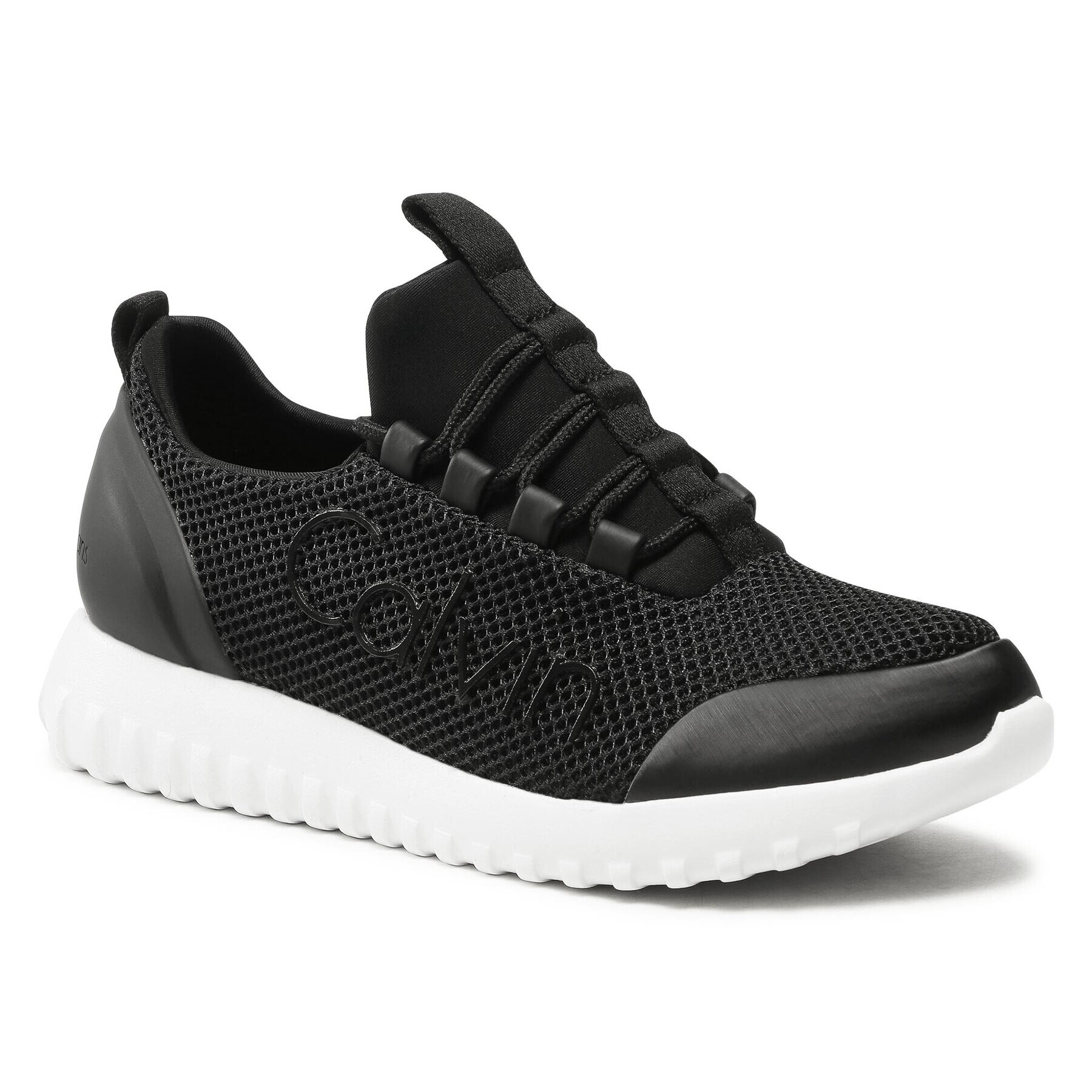 Calvin Klein Jeans Sneakersy Runner Sneaker Laceup Mesh YW0YW00165 Čierna - Pepit.sk