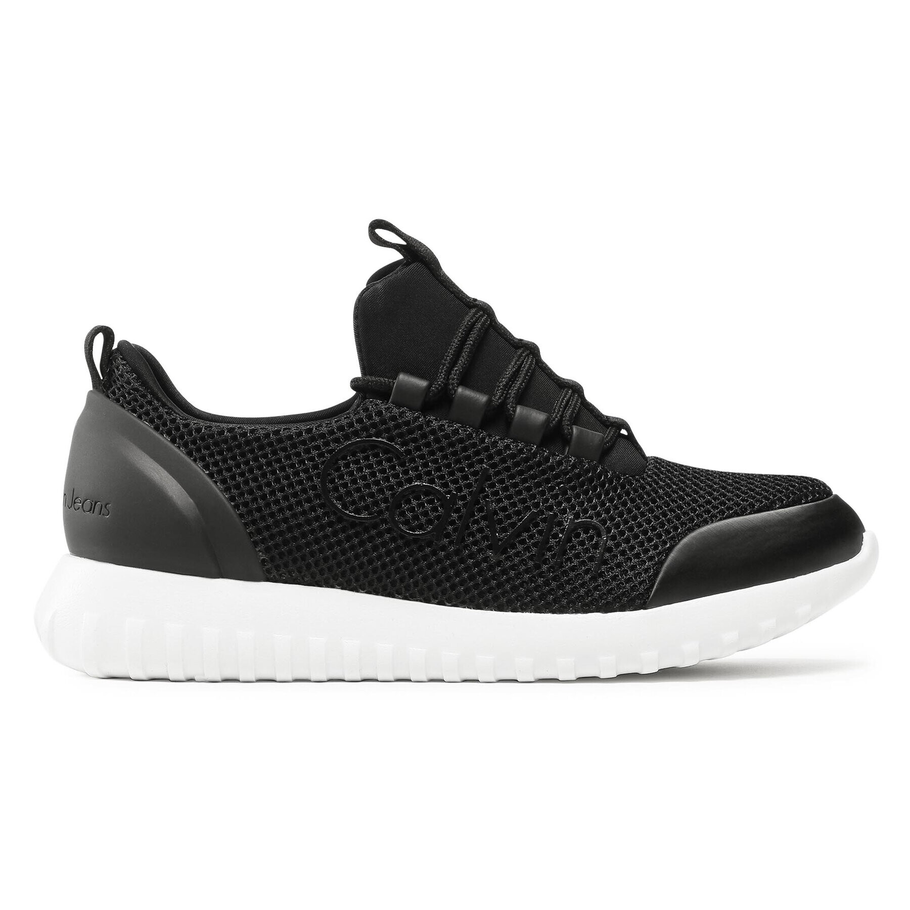 Calvin Klein Jeans Sneakersy Runner Sneaker Laceup Mesh YW0YW00165 Čierna - Pepit.sk