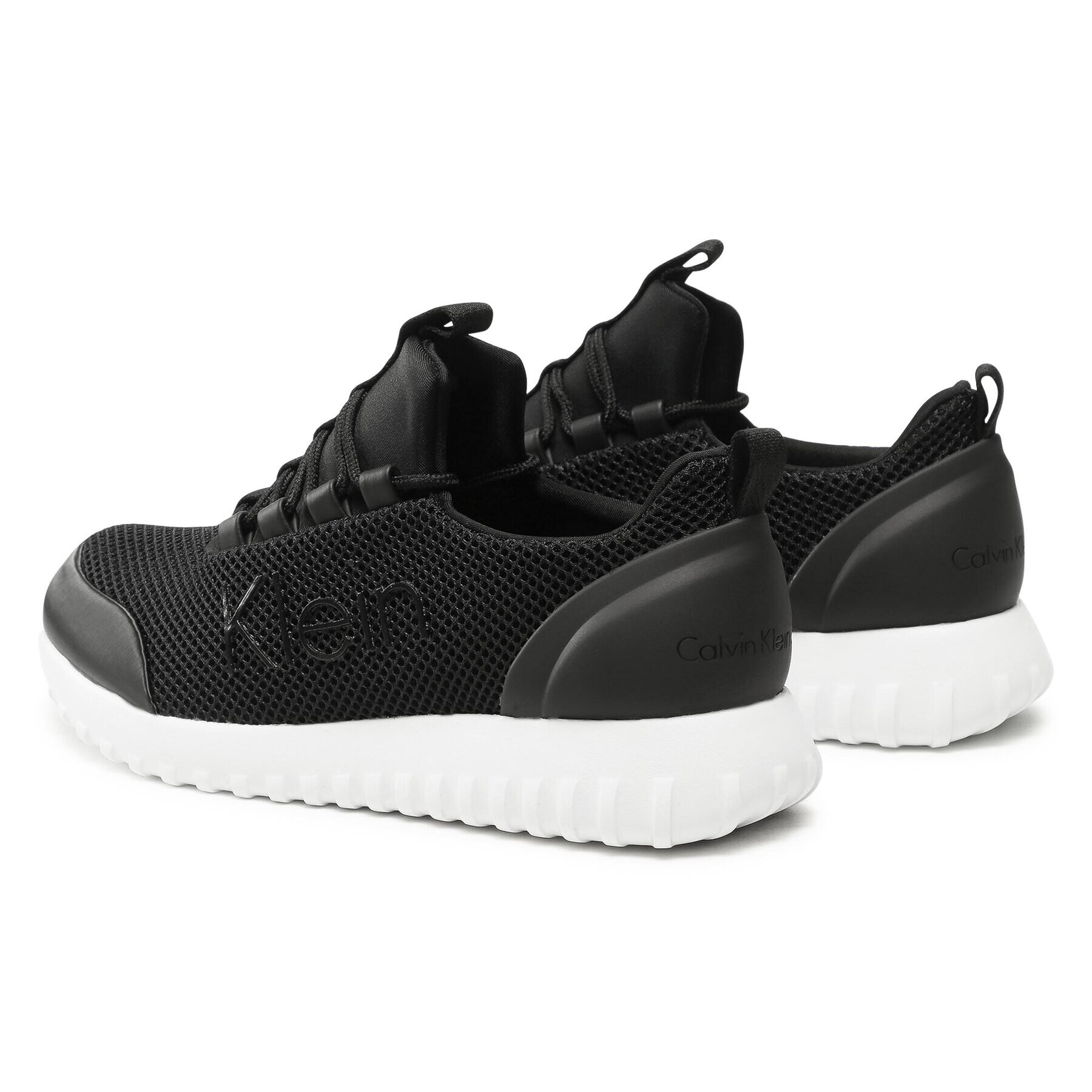 Calvin Klein Jeans Sneakersy Runner Sneaker Laceup Mesh YW0YW00165 Čierna - Pepit.sk