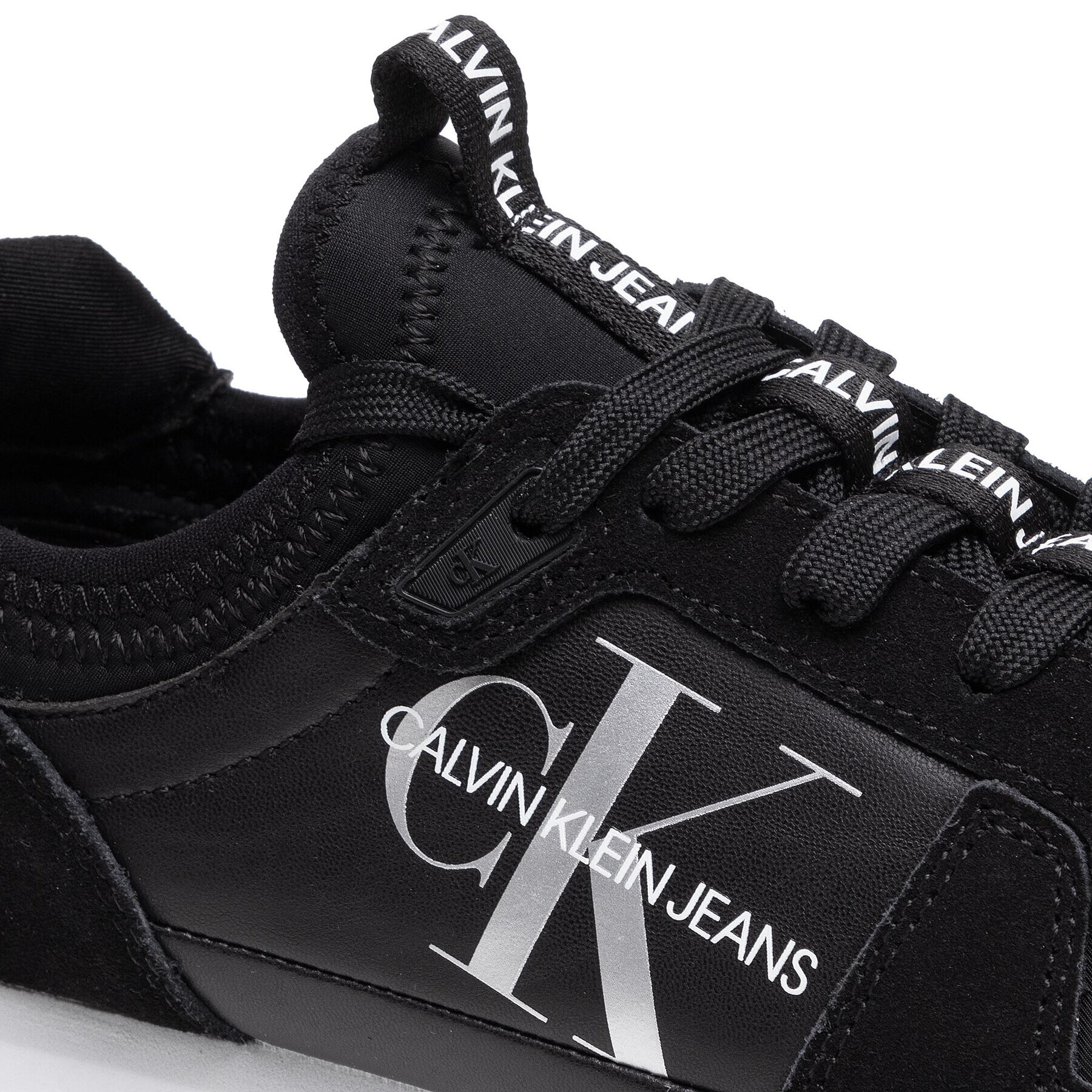 Calvin Klein Jeans Sneakersy Runner YW0YW00075 Čierna - Pepit.sk