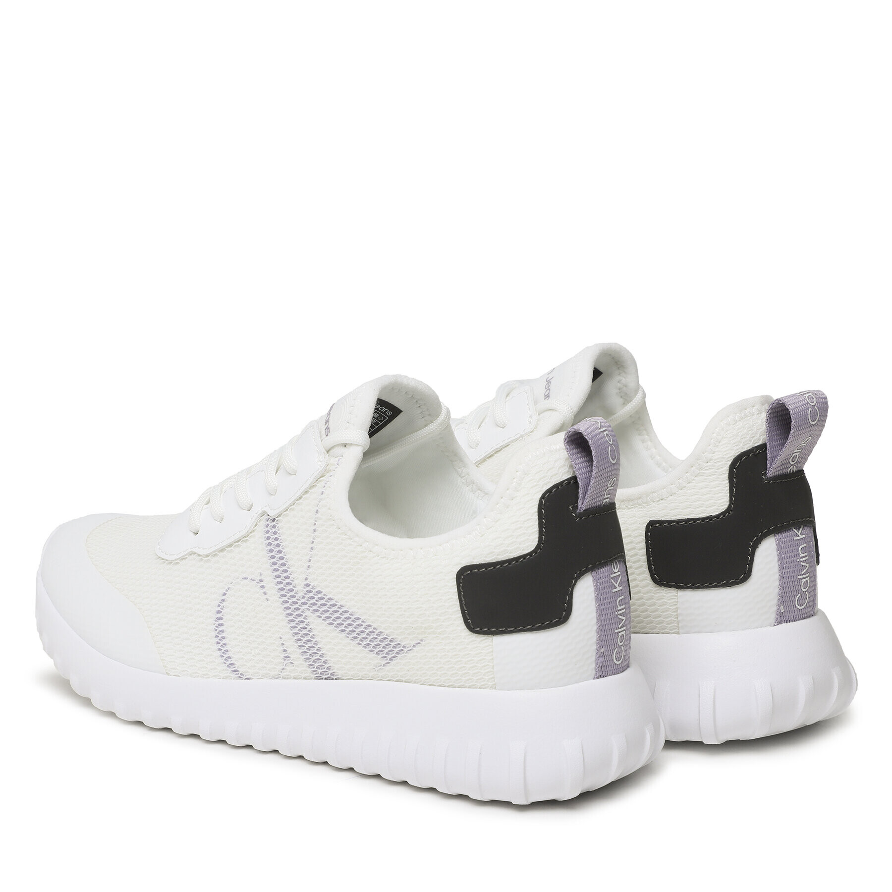 Calvin Klein Jeans Sneakersy Sporty Runner Eva Slipon Wn YW0YW00687 Biela - Pepit.sk