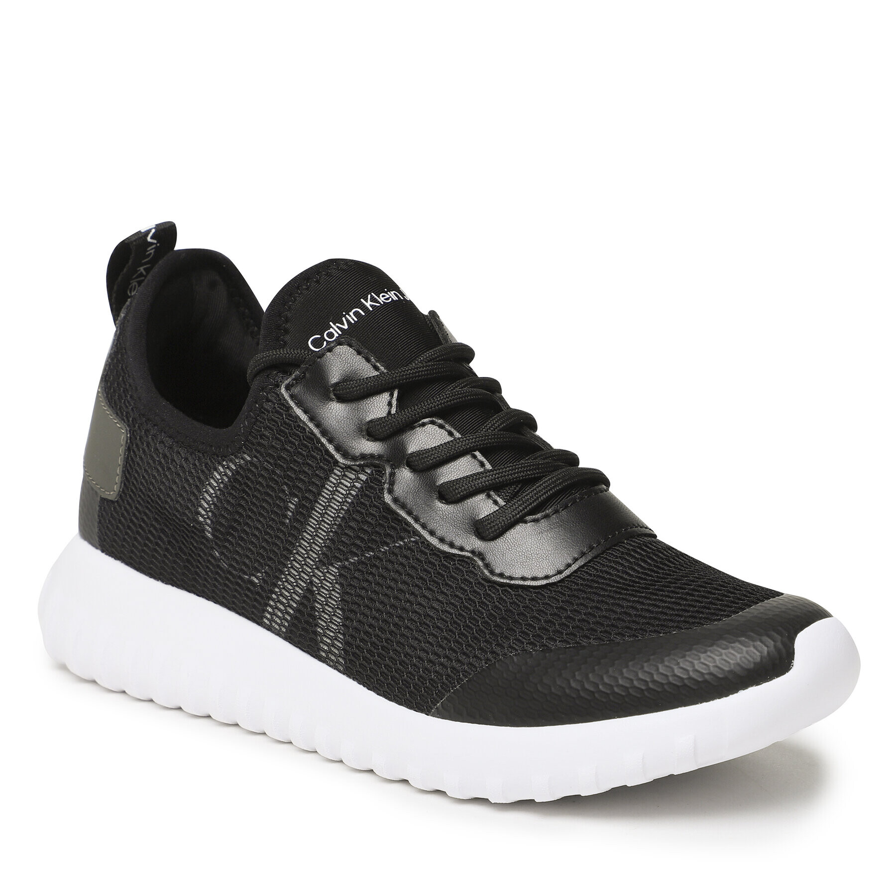 Calvin Klein Jeans Sneakersy Sporty Runner Eva Slipon YW0YW00687 Čierna - Pepit.sk