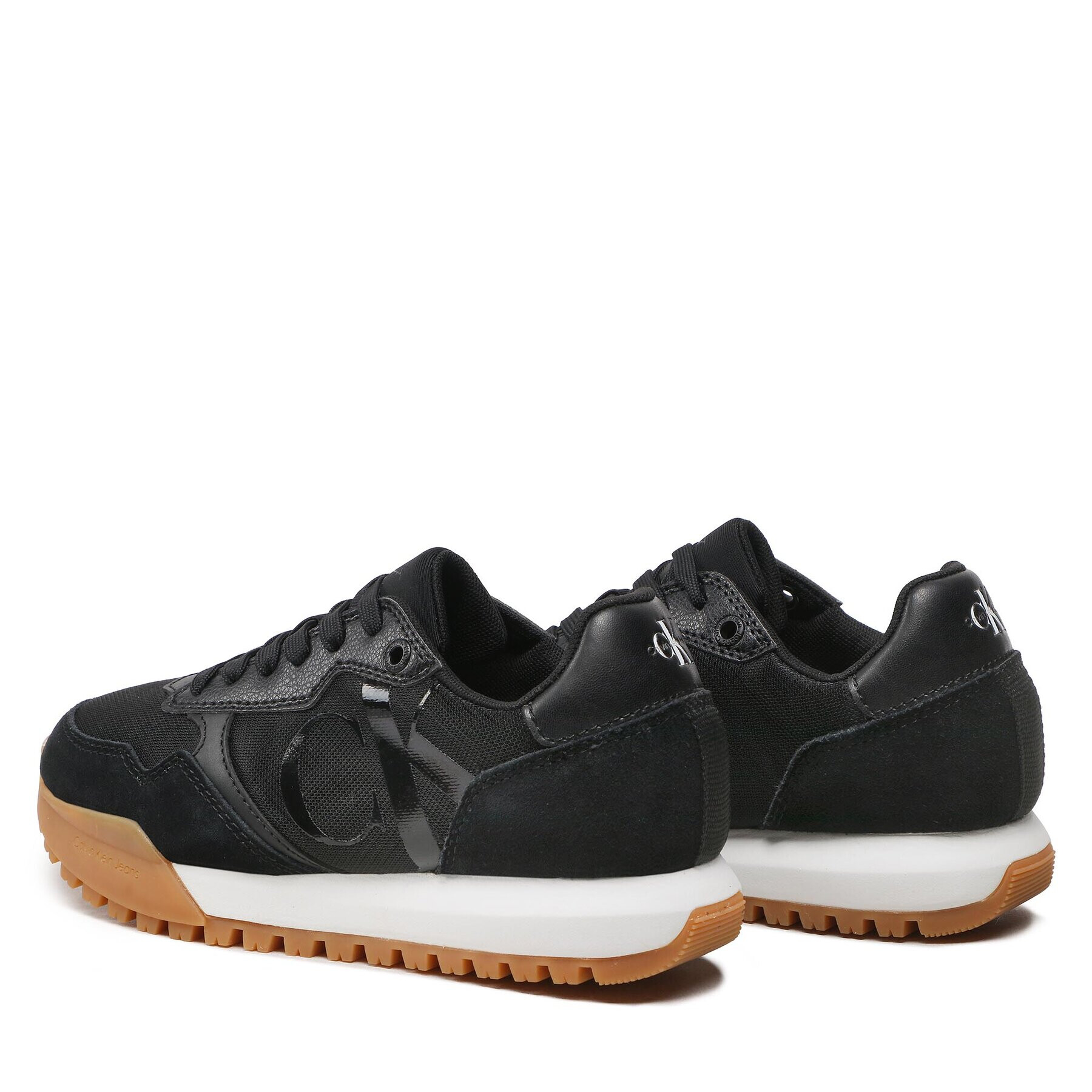 Calvin Klein Jeans Sneakersy Toothy Runner Bold Mono W YW0YW00884 Čierna - Pepit.sk