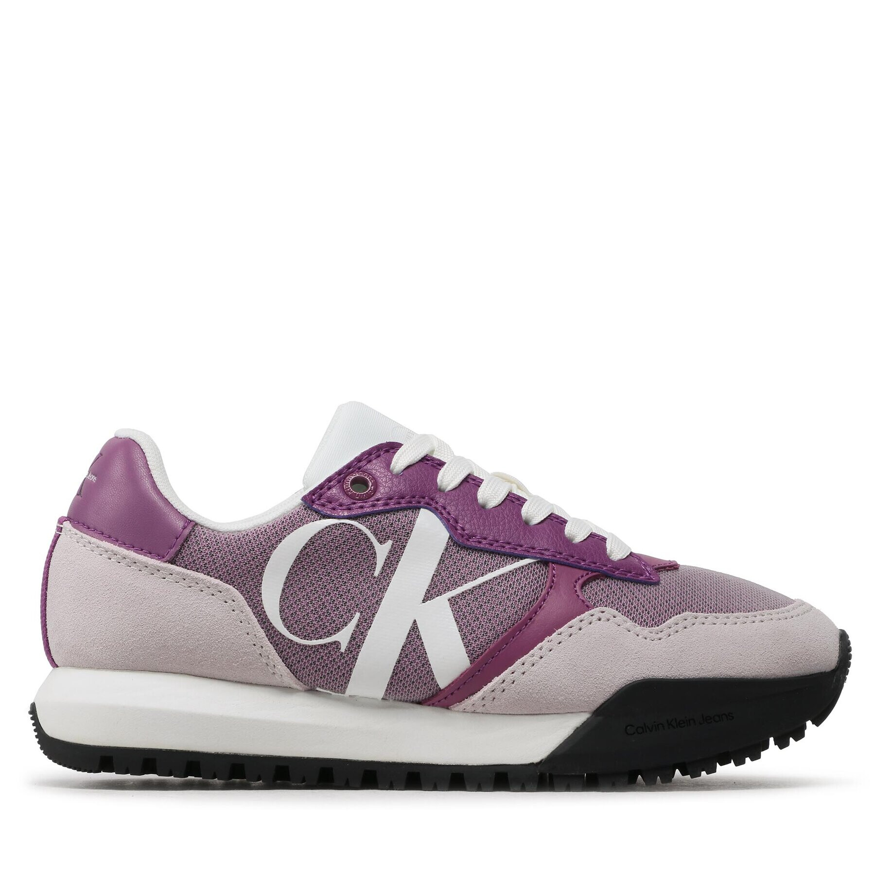 Calvin Klein Jeans Sneakersy Toothy Runner Bold Mono YW0YW00884 Fialová - Pepit.sk