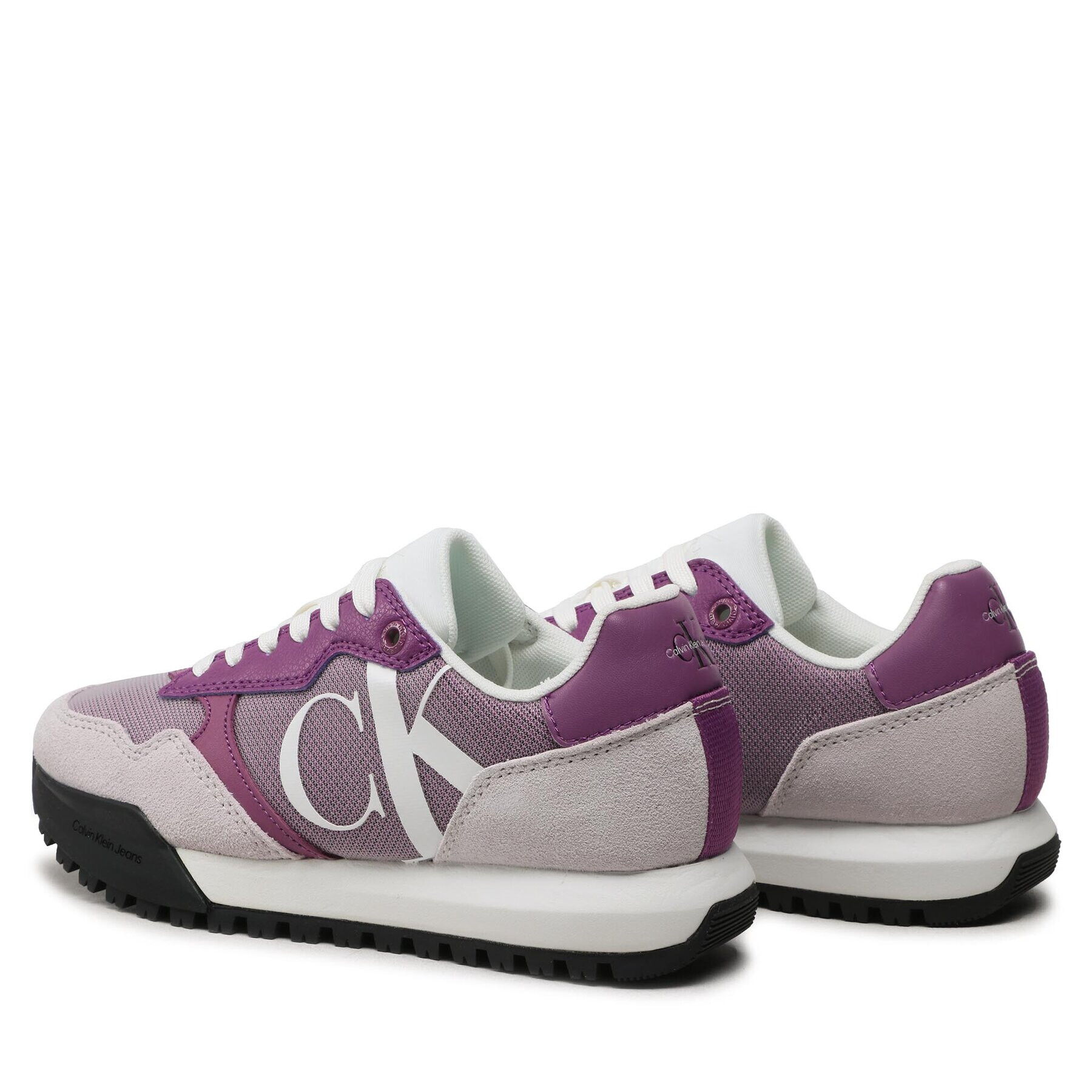 Calvin Klein Jeans Sneakersy Toothy Runner Bold Mono YW0YW00884 Fialová - Pepit.sk