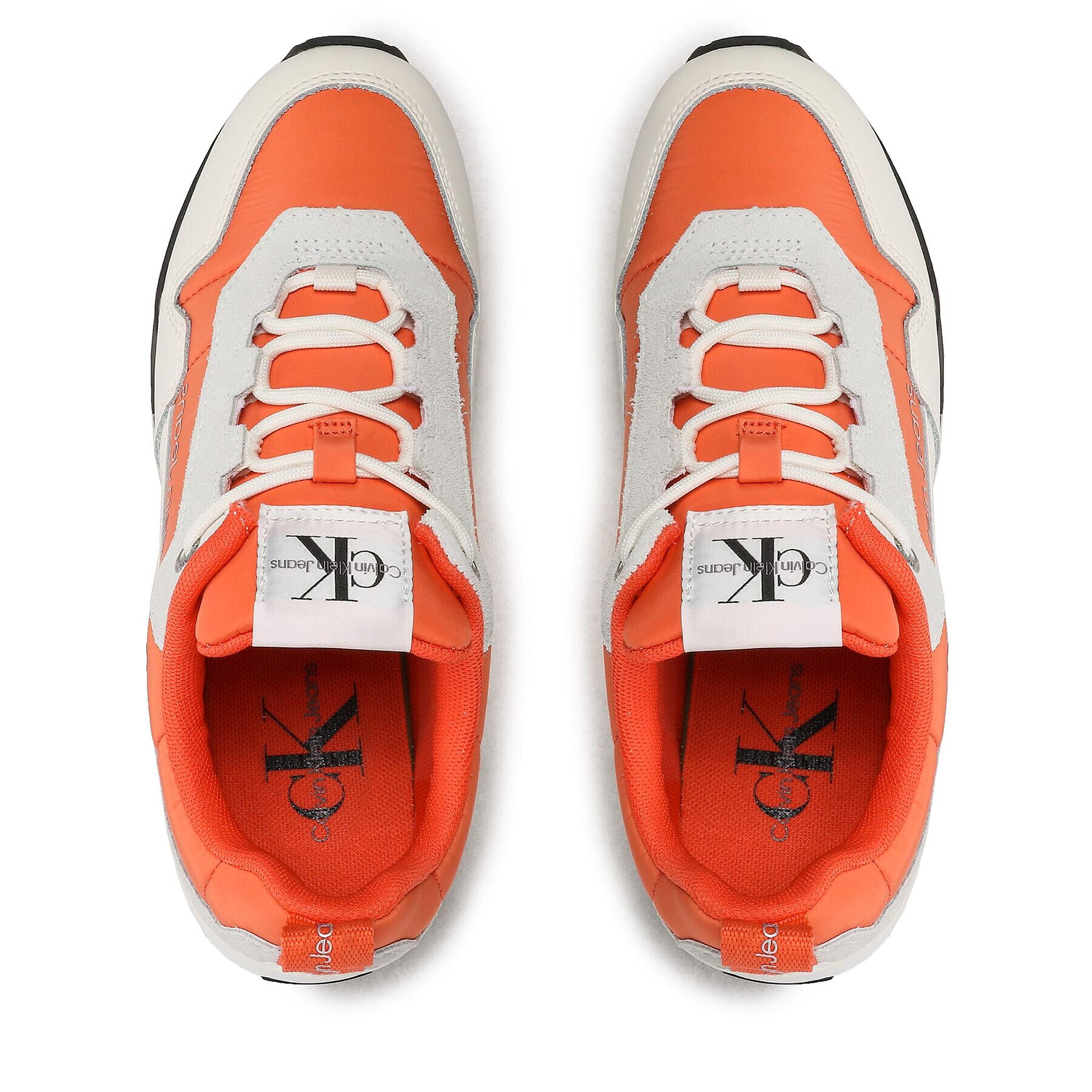 Calvin Klein Jeans Sneakersy Toothy Runner Laceup Su-Ny YW0YW007900JG Oranžová - Pepit.sk