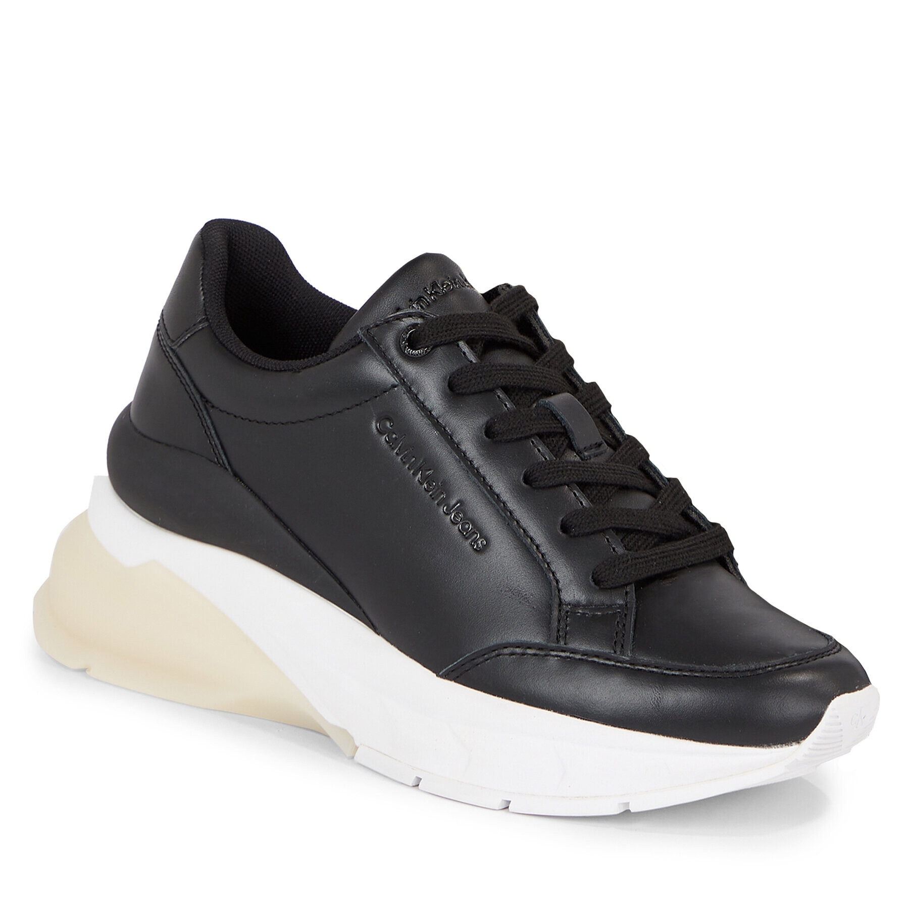 Calvin Klein Jeans Sneakersy Wedge Runner Lace Up Wn YW0YW01172 Čierna - Pepit.sk