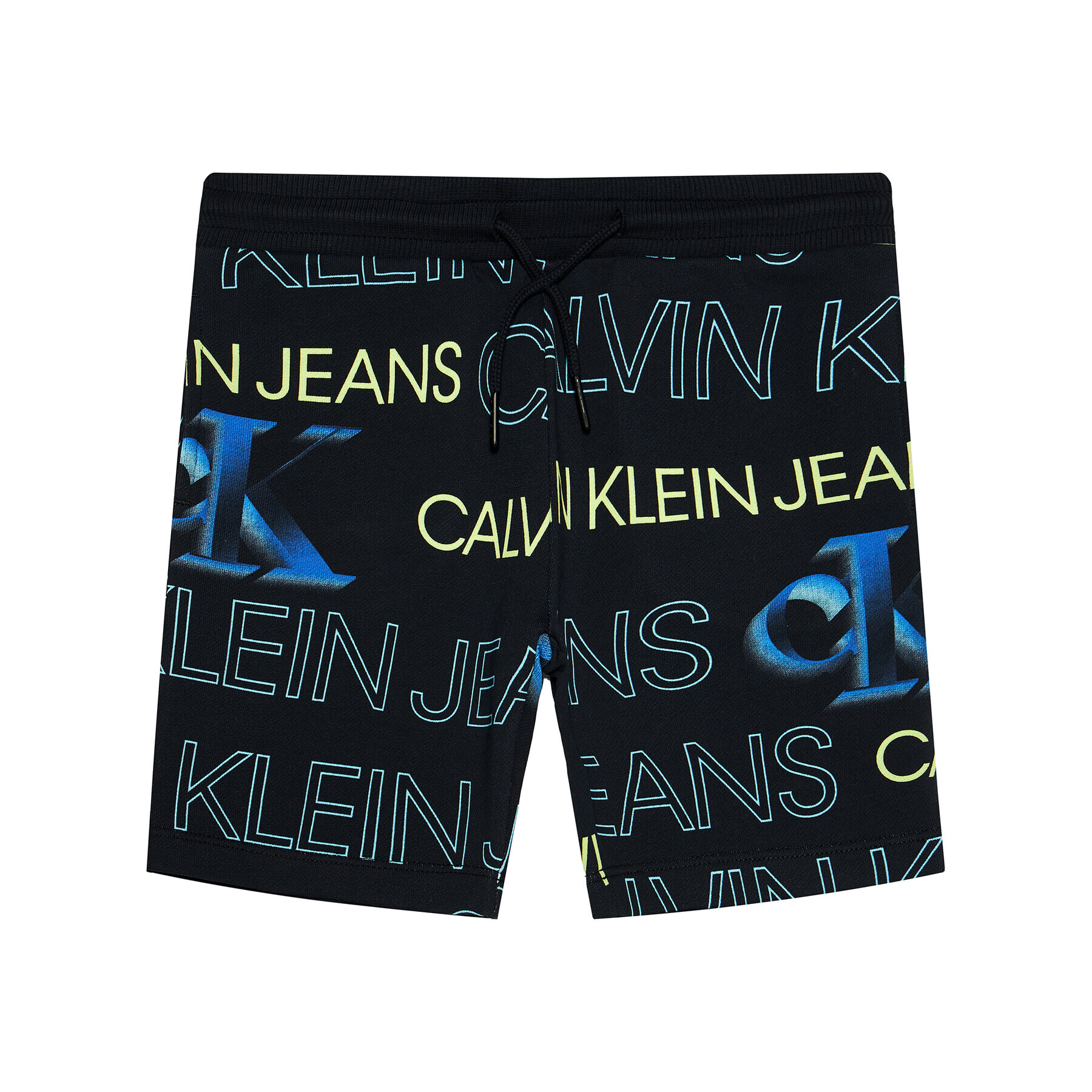 Calvin Klein Jeans Športové kraťasy Pixelated Aop IB0IB00795 Čierna Regular Fit - Pepit.sk