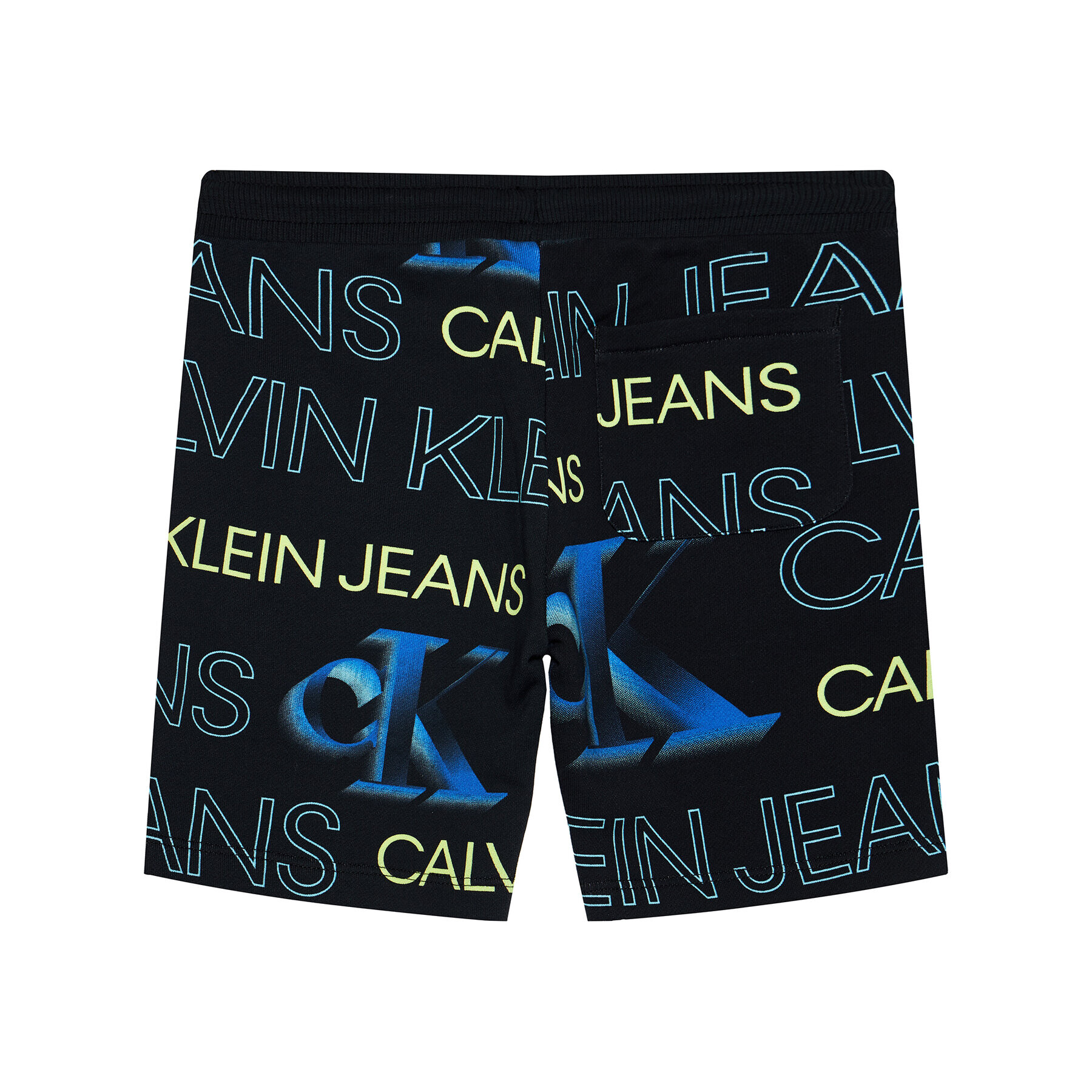 Calvin Klein Jeans Športové kraťasy Pixelated Aop IB0IB00795 Čierna Regular Fit - Pepit.sk