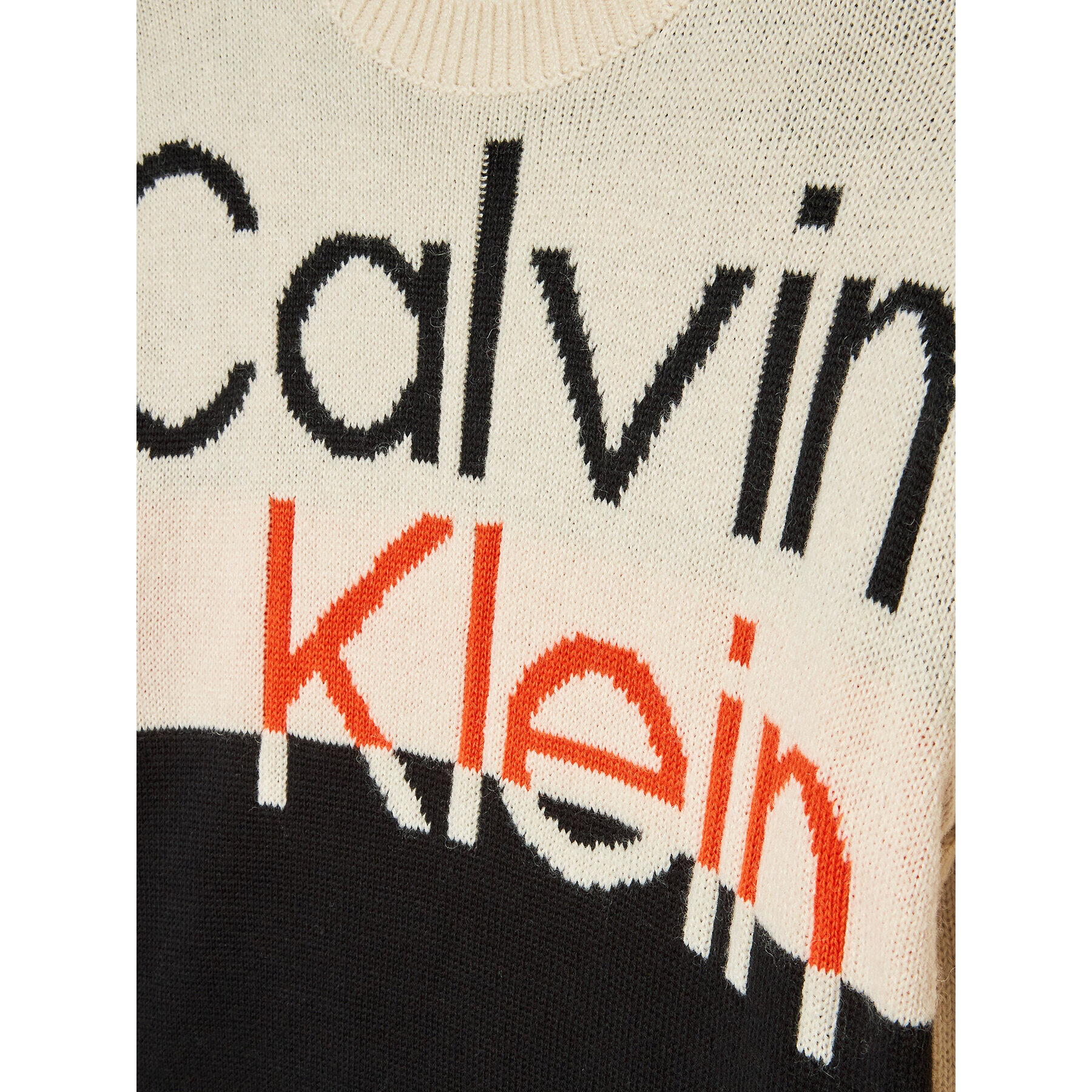 Calvin Klein Jeans Sveter IB0IB01364 Béžová Regular Fit - Pepit.sk