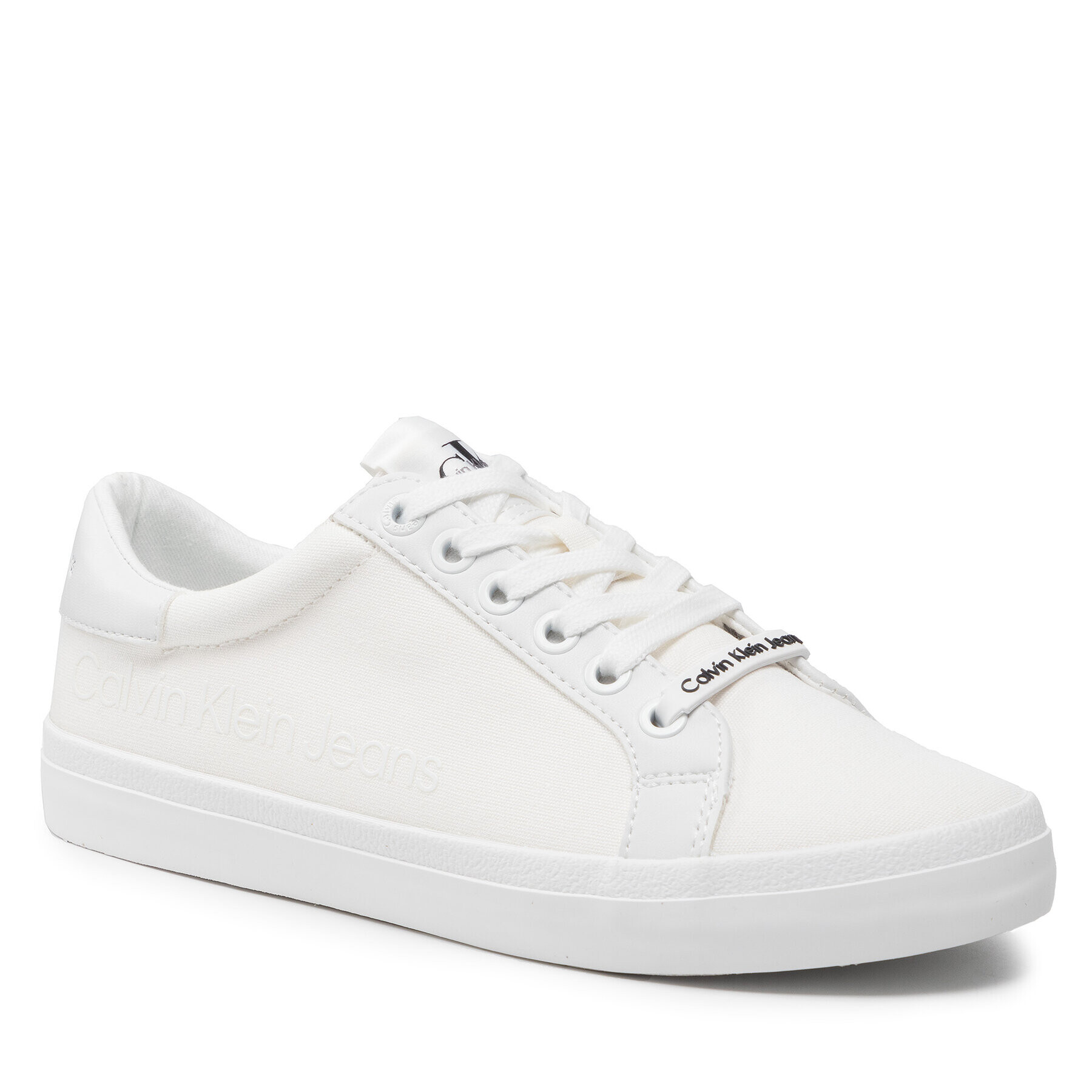 Calvin Klein Jeans Tenisky Low Profile Sneaker Laceup Co YW0YW00057 Biela - Pepit.sk