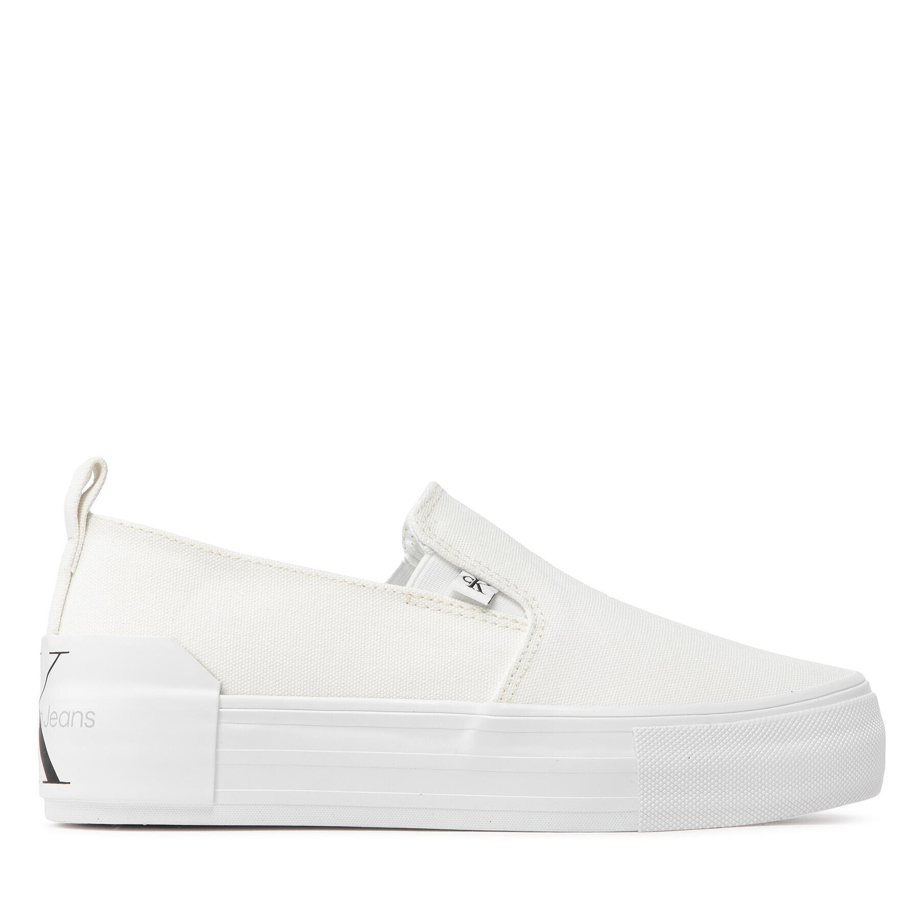 Calvin Klein Jeans Tenisky Vulcanized Flatform Bold Slipon YW0YW00703 Biela - Pepit.sk