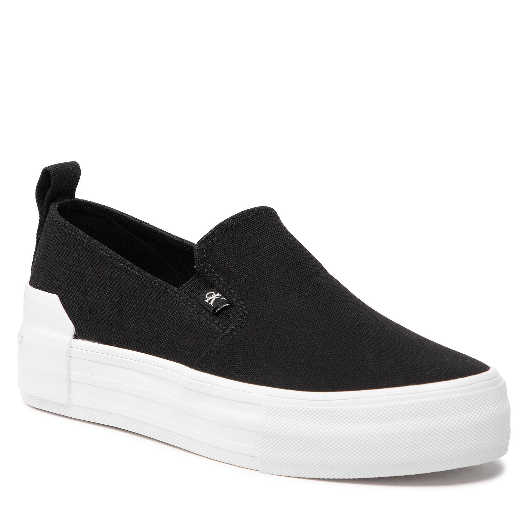 Calvin Klein Jeans Tenisky Vulcanized Flatform Bold Slipon YW0YW00703 Čierna - Pepit.sk