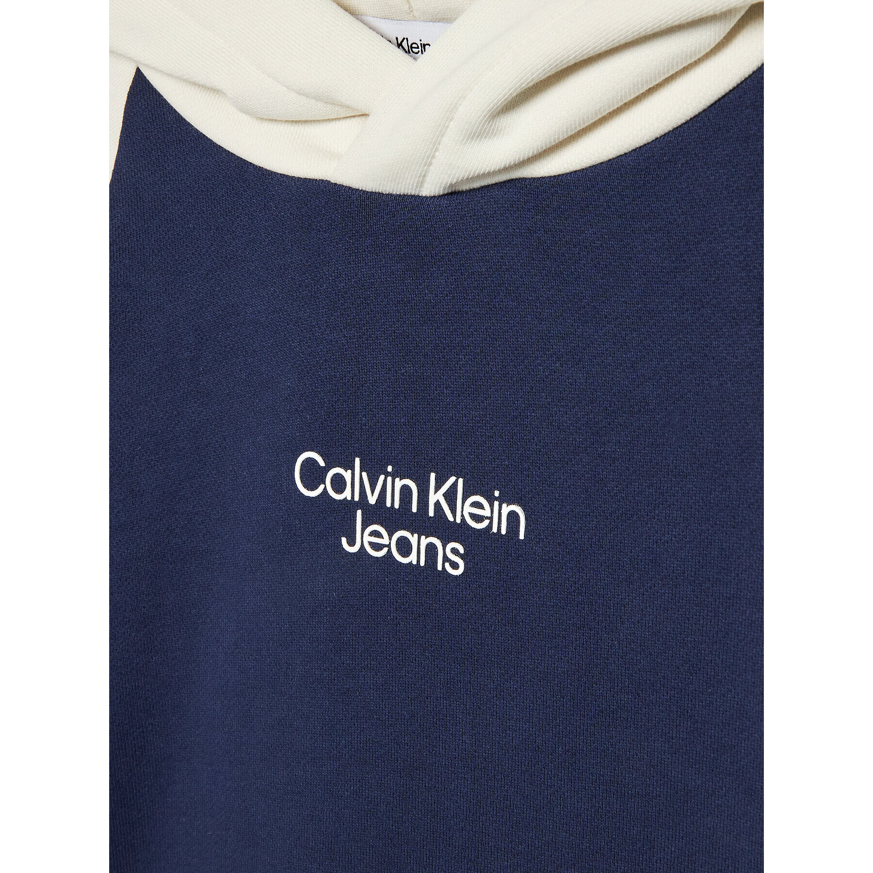 Calvin Klein Jeans Tepláková súprava Block Stack Logo IB0IB01299 Tmavomodrá Regular Fit - Pepit.sk