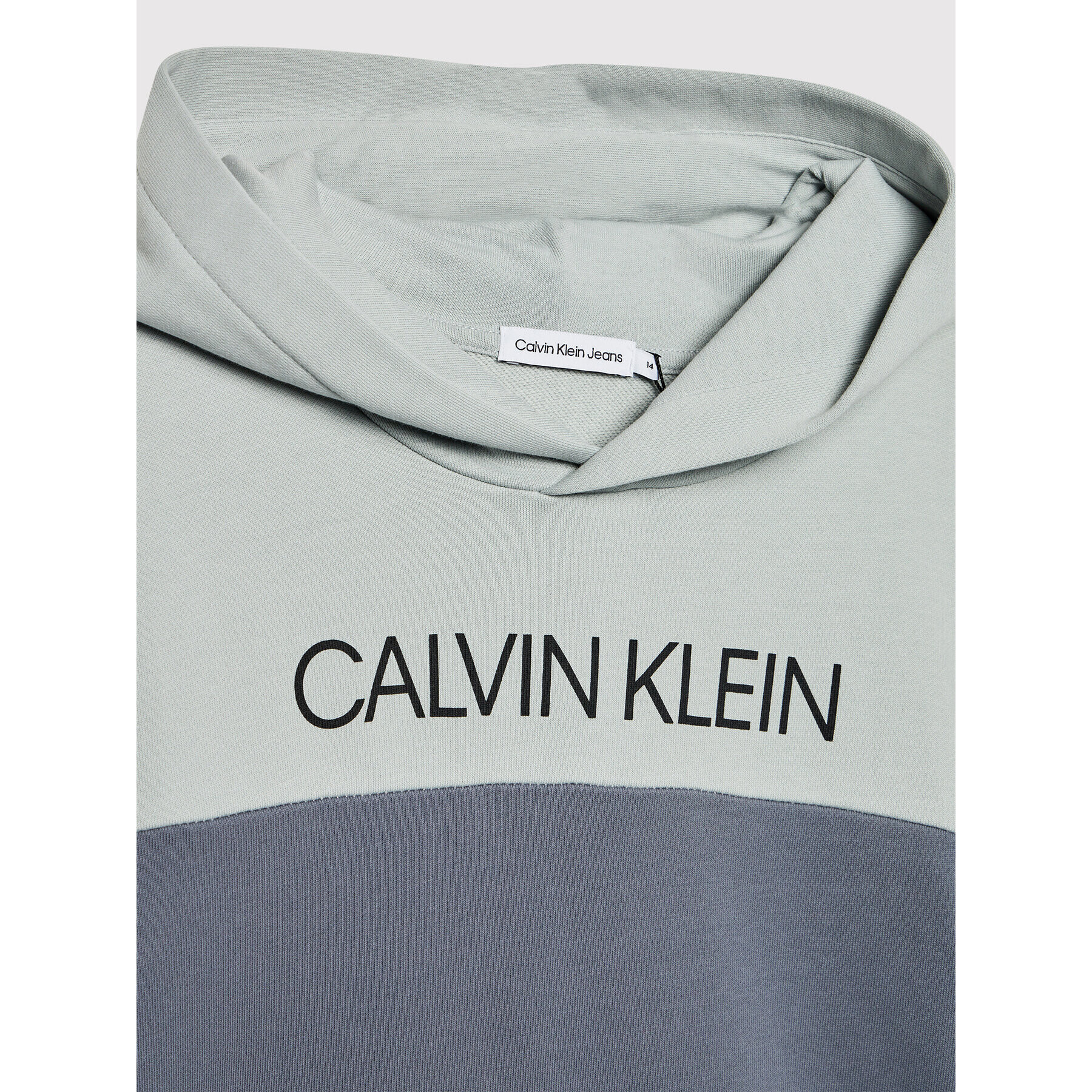 Calvin Klein Jeans Tepláková súprava Color Block IB0IB00952 Sivá Regular Fit - Pepit.sk