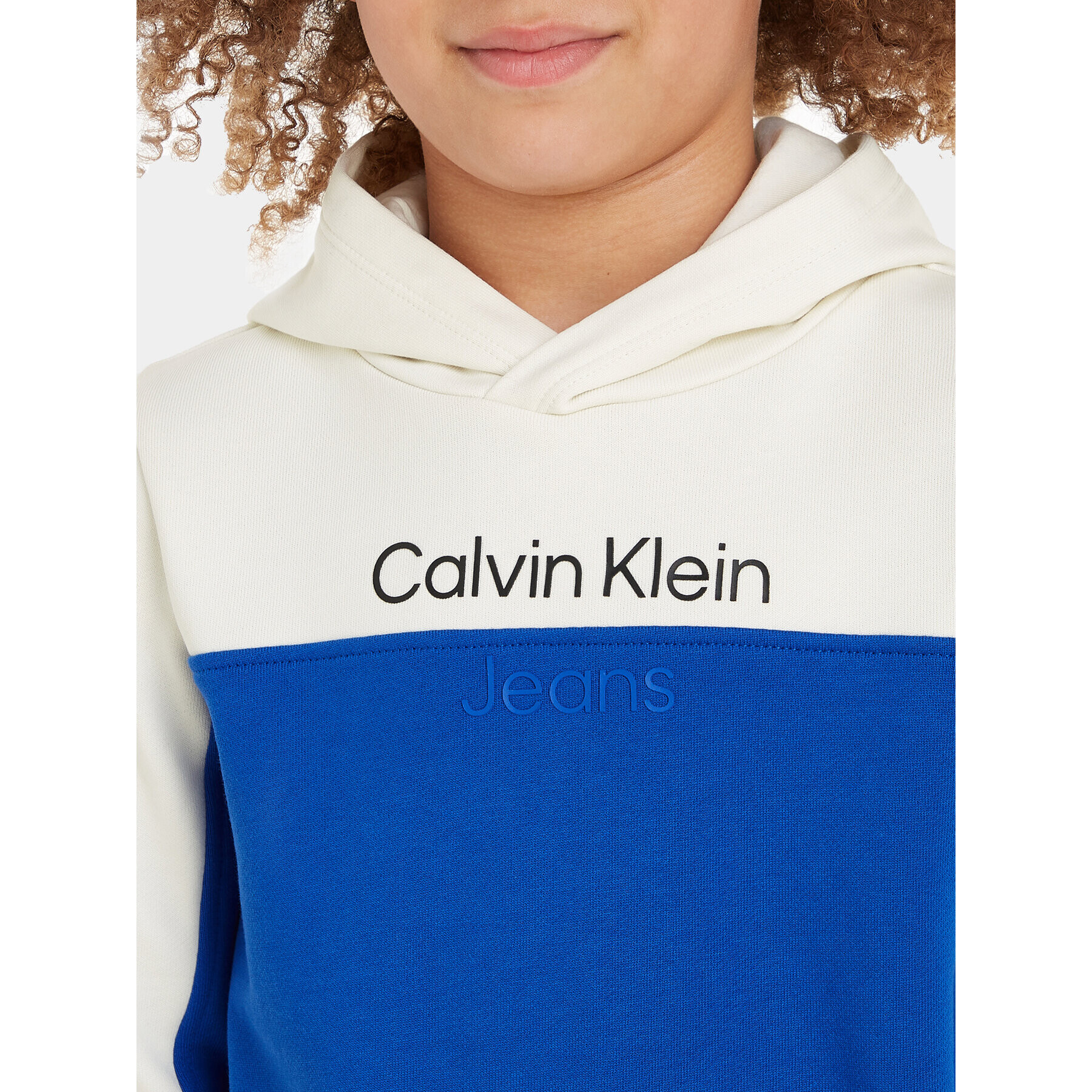 Calvin Klein Jeans Tepláková súprava Color Block IB0IB01849 Modrá Regular Fit - Pepit.sk