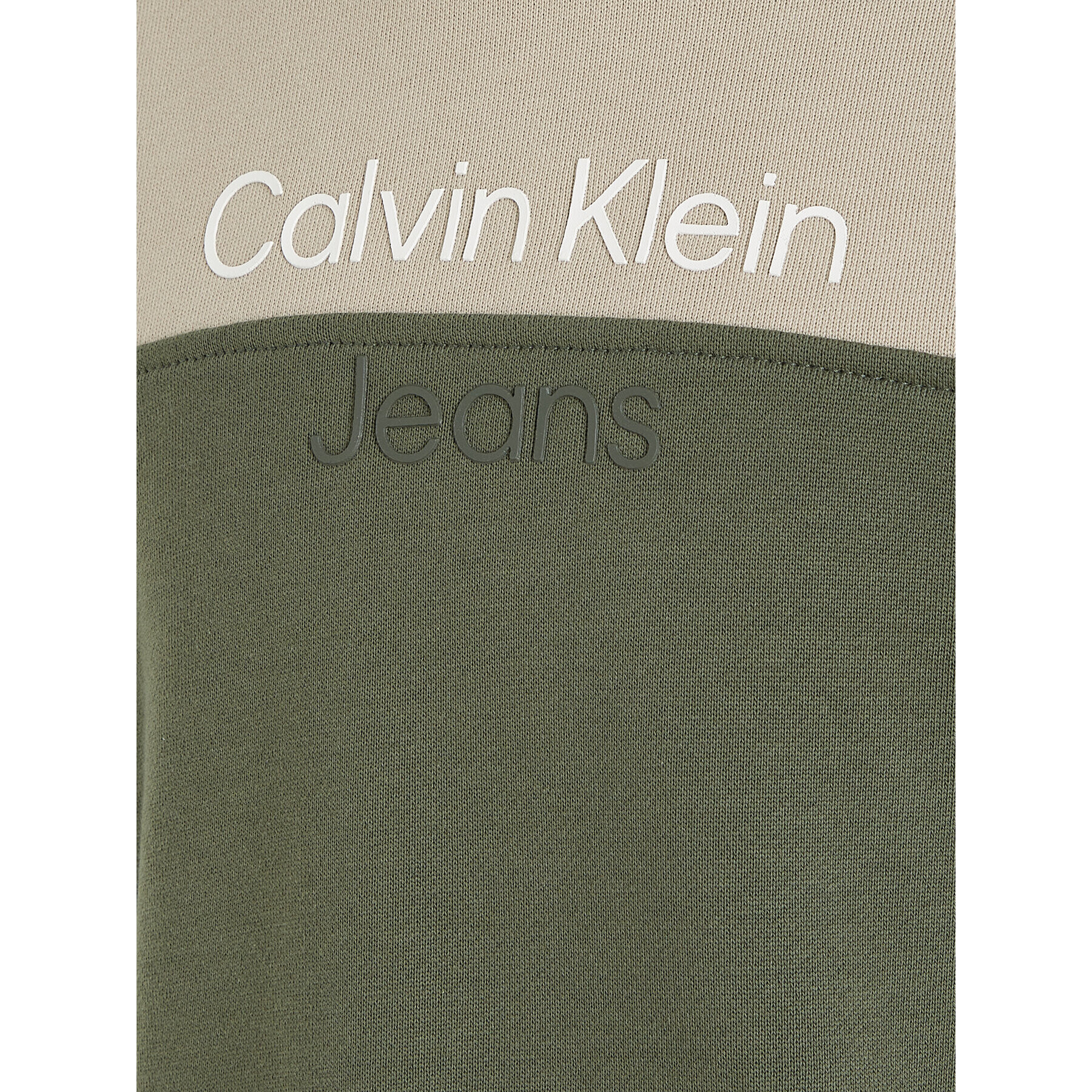 Calvin Klein Jeans Tepláková súprava Color Block IB0IB01849 Zelená Regular Fit - Pepit.sk