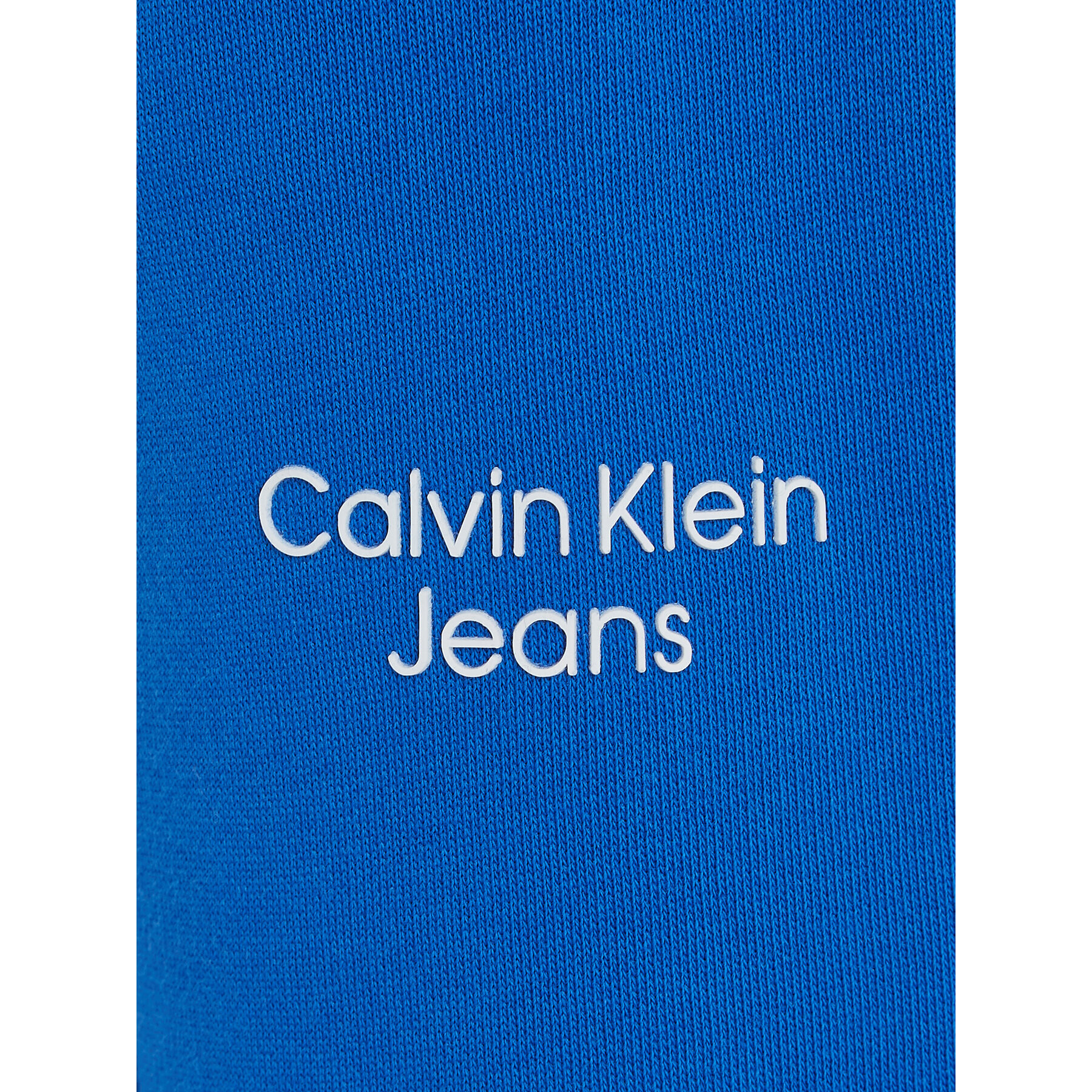 Calvin Klein Jeans Teplákové nohavice Stack Logo IB0IB01282 Modrá Regular Fit - Pepit.sk