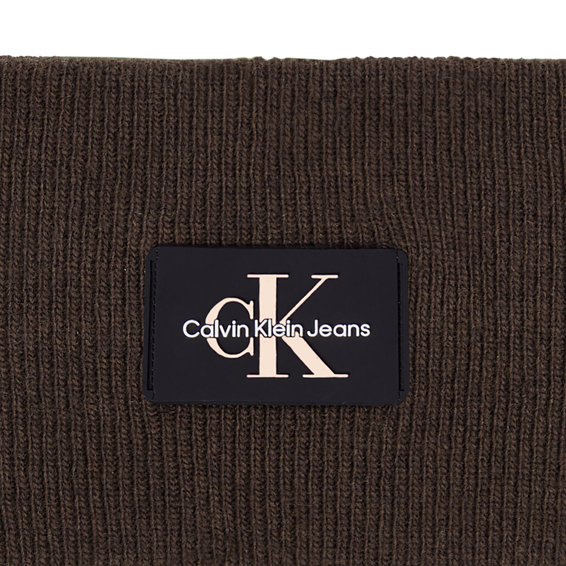 Calvin Klein Jeans Textilná čelenka Monologo Rubber Headband K60K611258 Hnedá - Pepit.sk