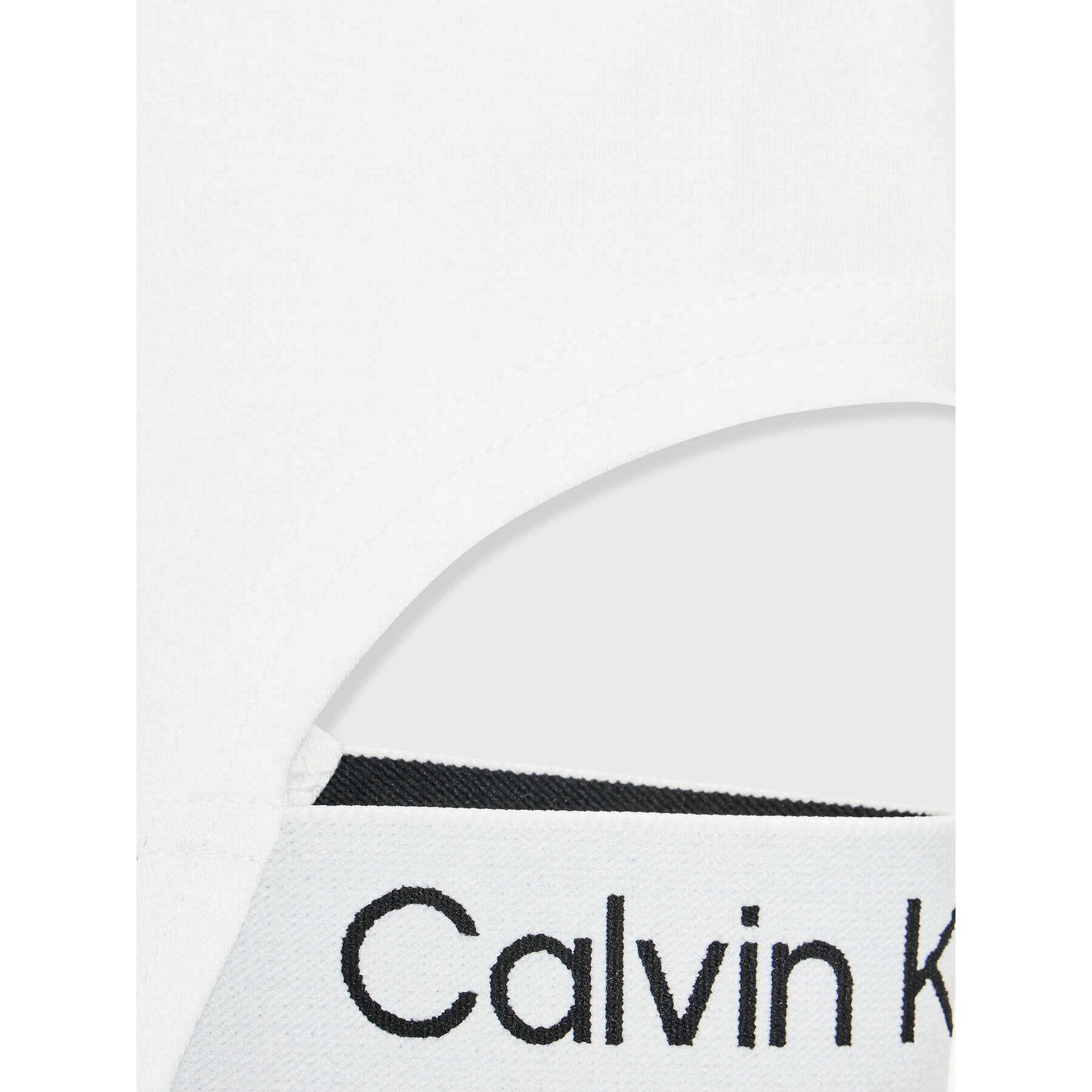 Calvin Klein Jeans Top Logo Tape IG0IG01950 Biela Slim Fit - Pepit.sk