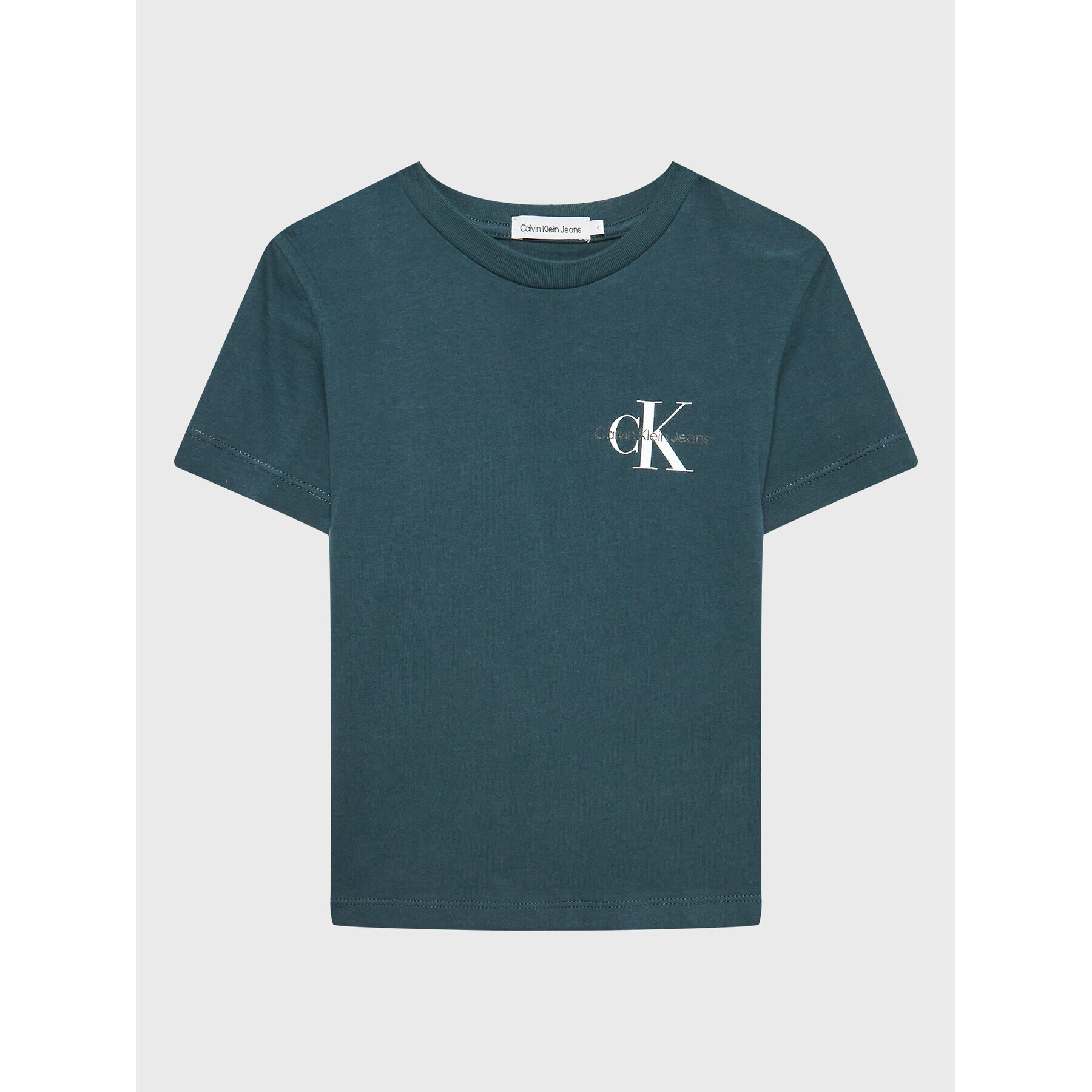 Calvin Klein Jeans Tričko Chest Monogram IB0IB01231 Modrá Regular Fit - Pepit.sk