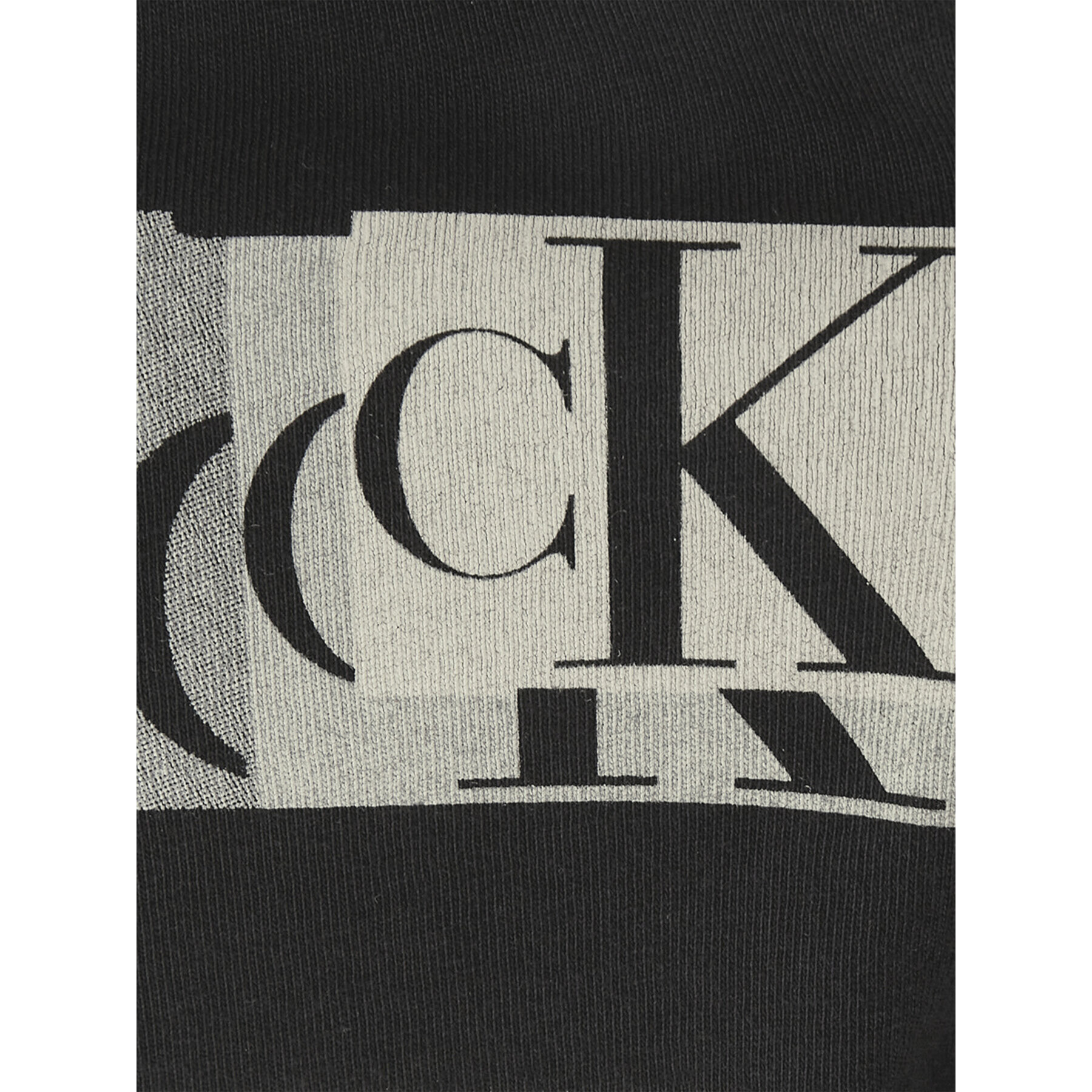 Calvin Klein Jeans Tričko Glitched Monogram IB0IB01767 Čierna Regular Fit - Pepit.sk