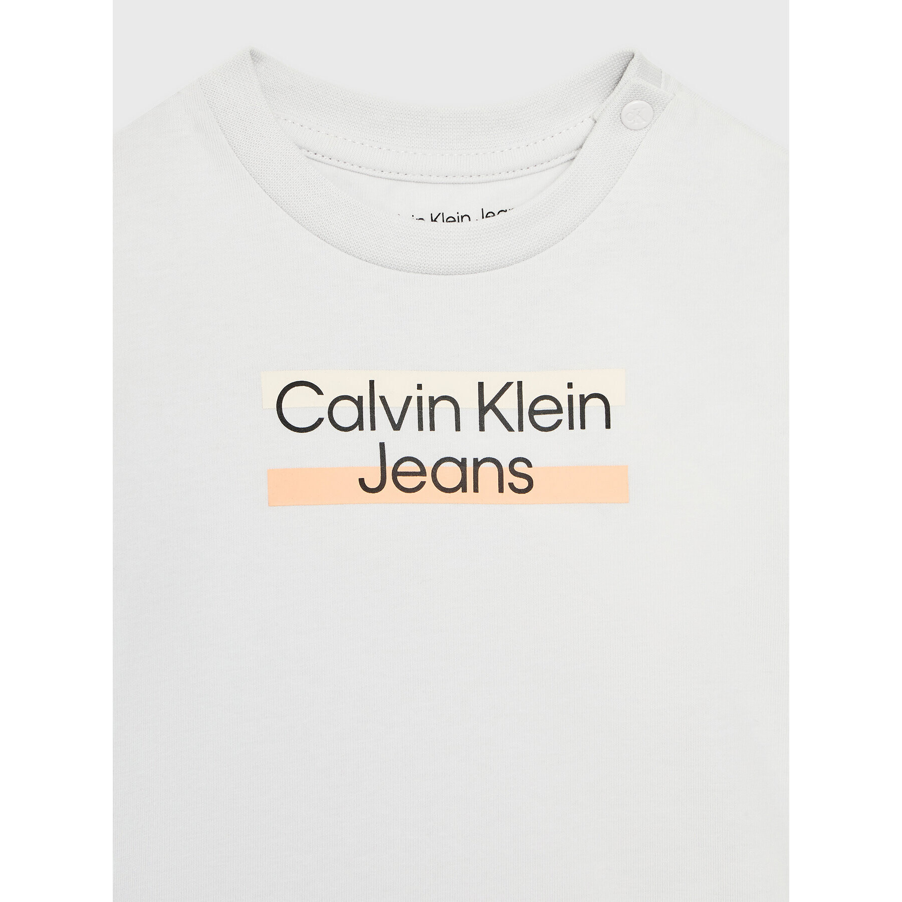 Calvin Klein Jeans Tričko Hero Logo IN0IN00068 Sivá Regular Fit - Pepit.sk