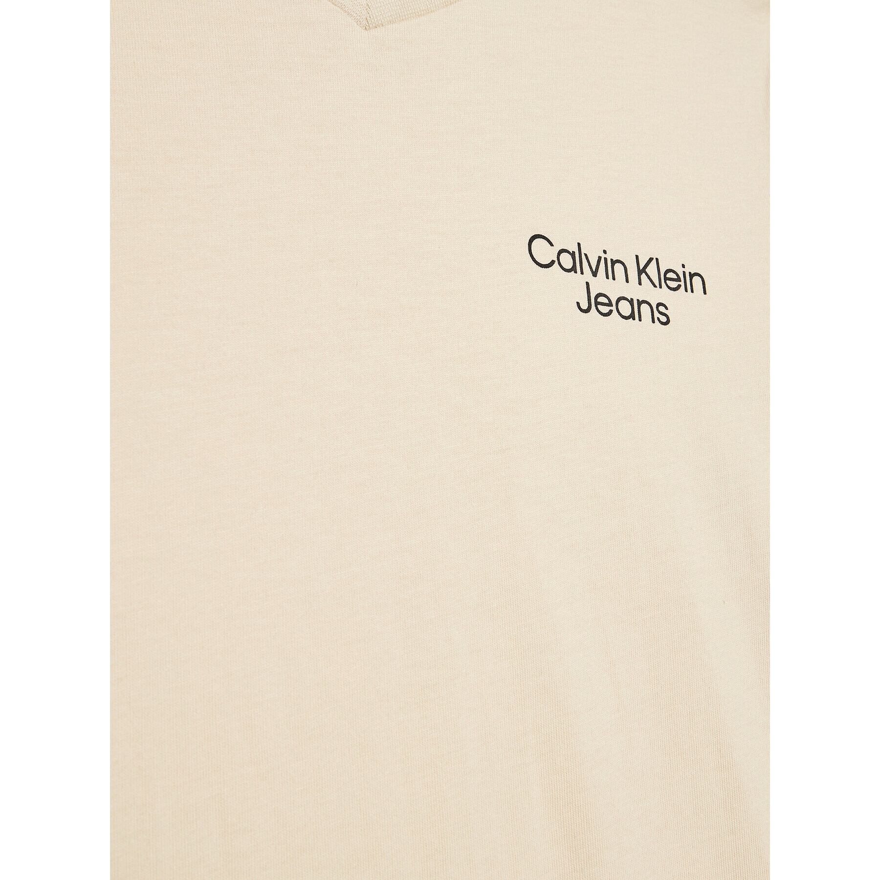 Calvin Klein Jeans Tričko IB0IB01470 Écru Regular Fit - Pepit.sk