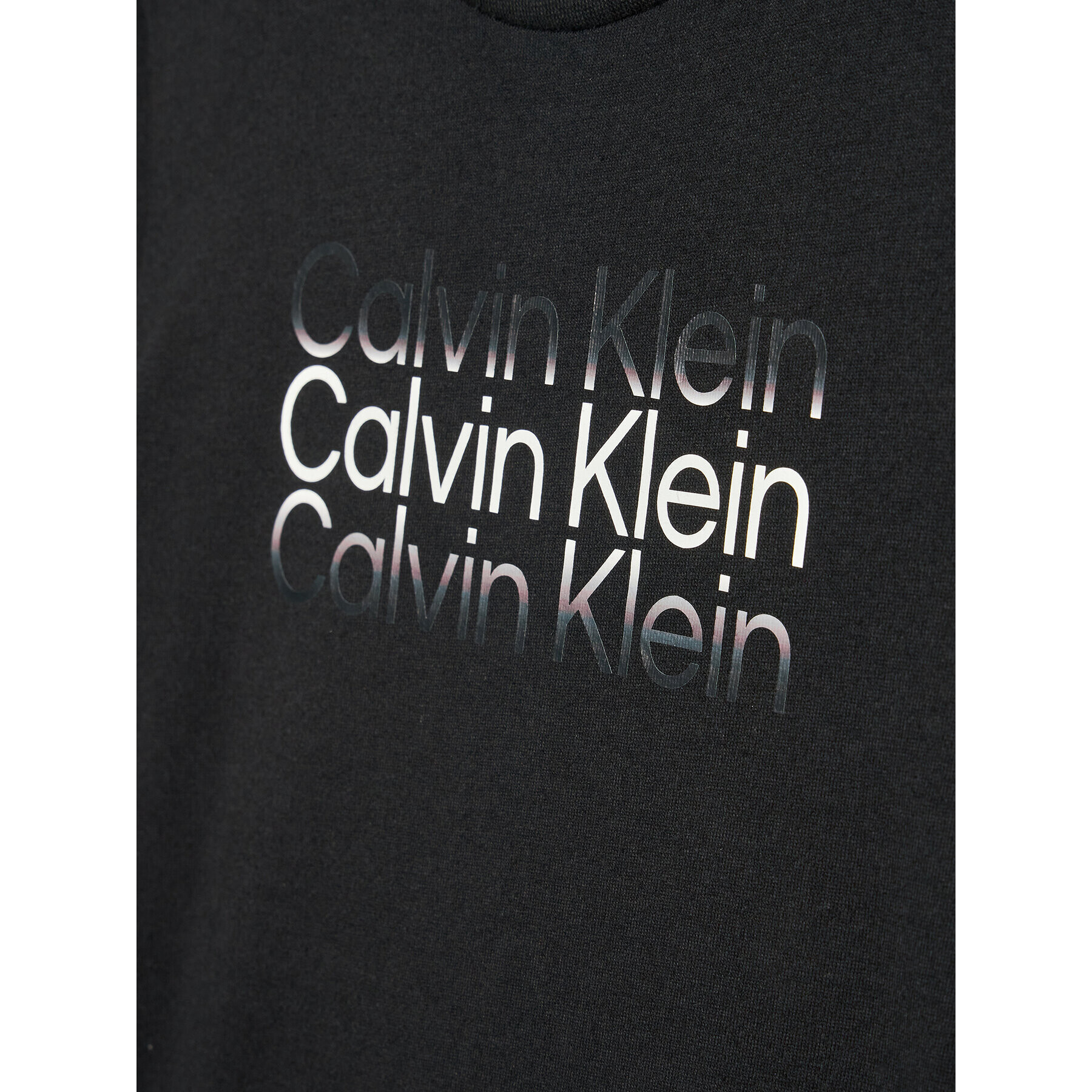 Calvin Klein Jeans Tričko Inst. Cut Off Logo IB0IB01216 Čierna Regular Fit - Pepit.sk