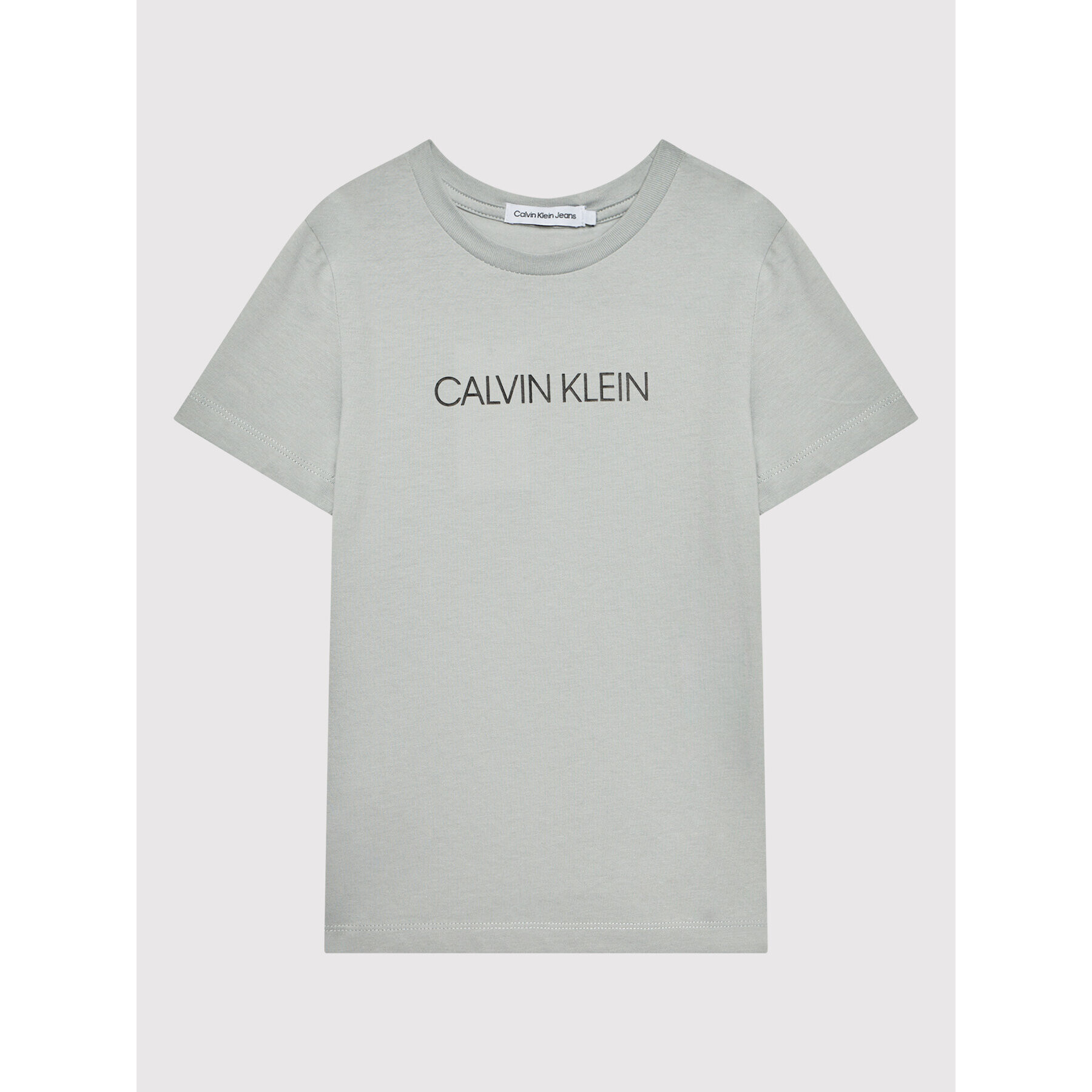 Calvin Klein Jeans Tričko Institutional IB0IB00347 Sivá Regular Fit - Pepit.sk