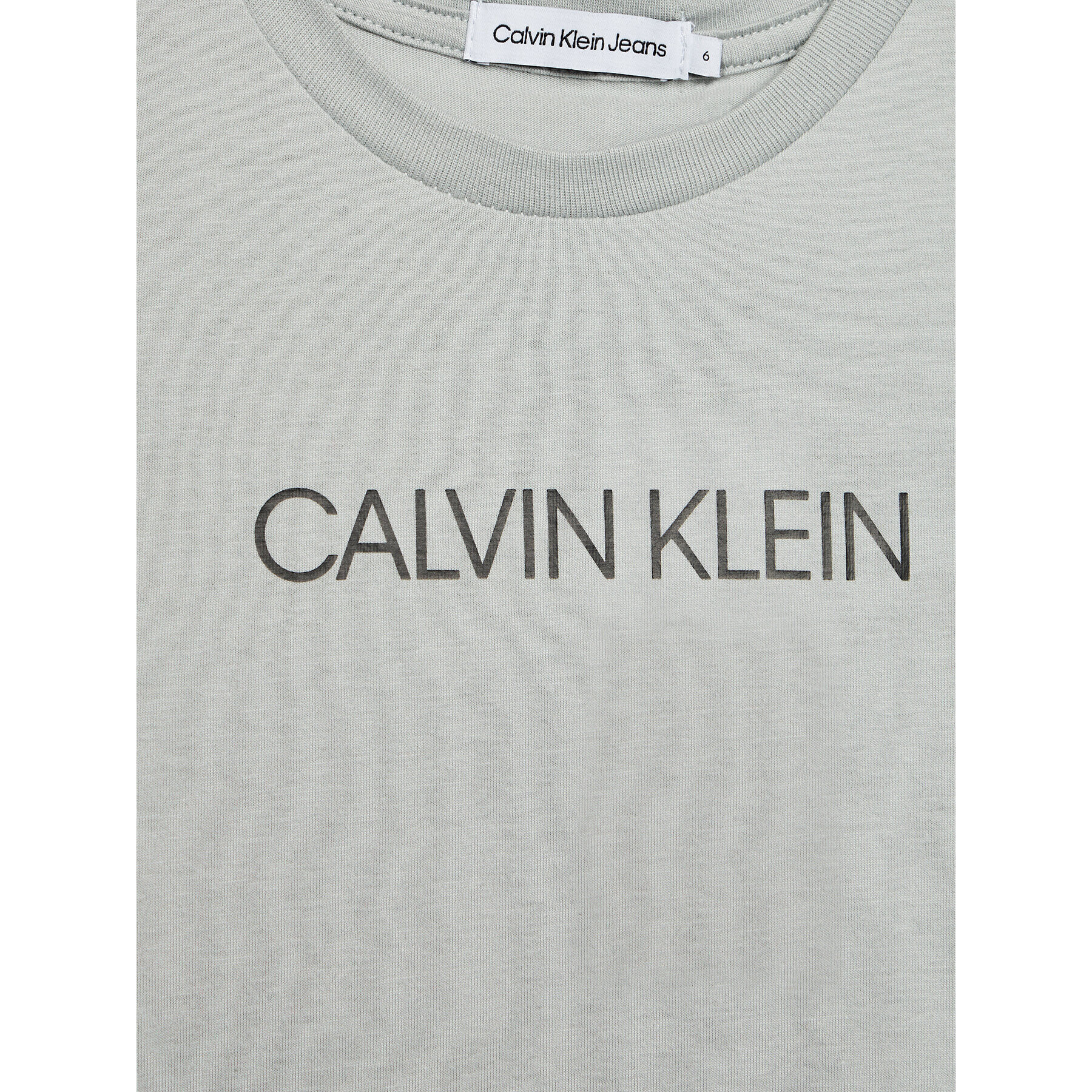 Calvin Klein Jeans Tričko Institutional IB0IB00347 Sivá Regular Fit - Pepit.sk