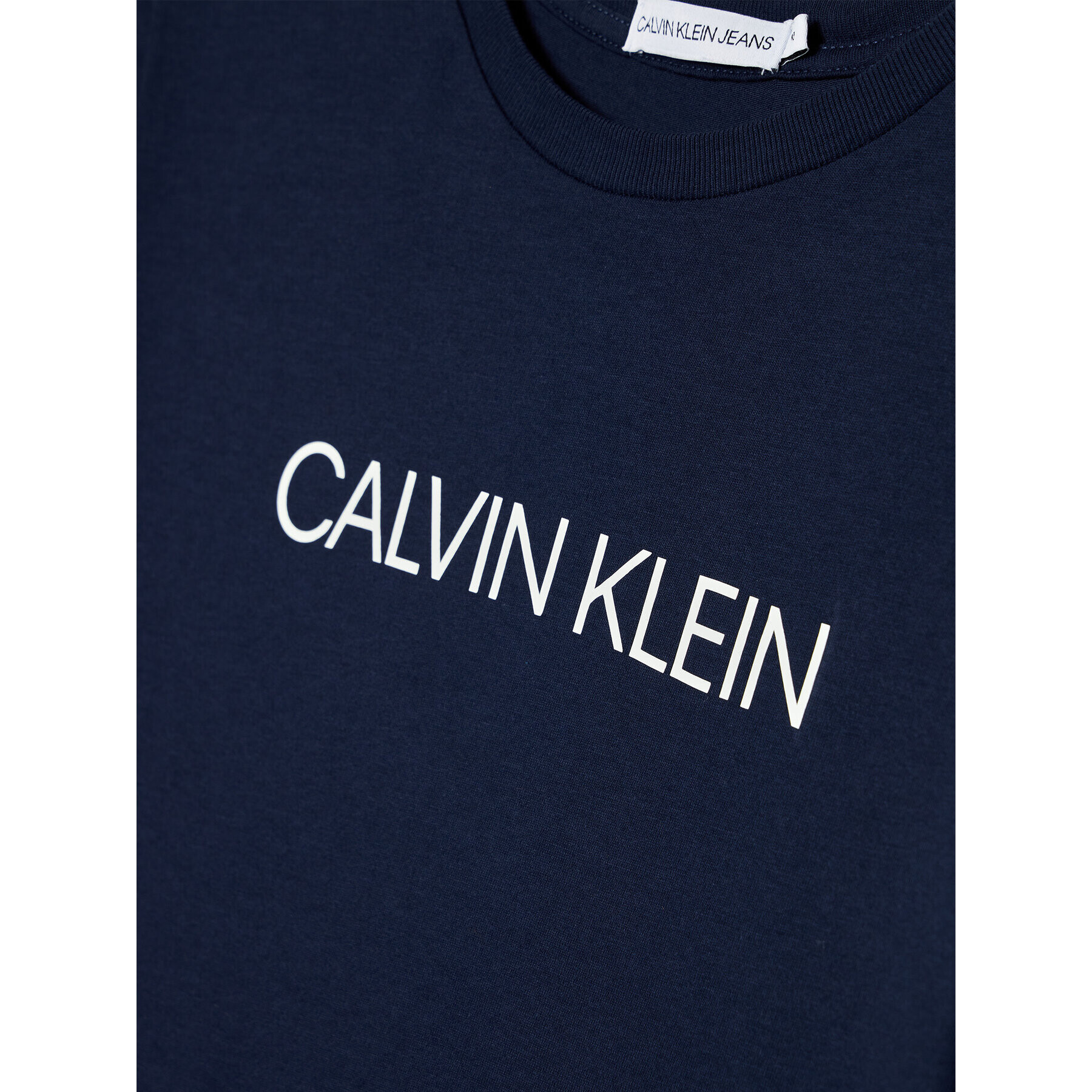 Calvin Klein Jeans Tričko Institutional IB0IB00347 Tmavomodrá Regular Fit - Pepit.sk