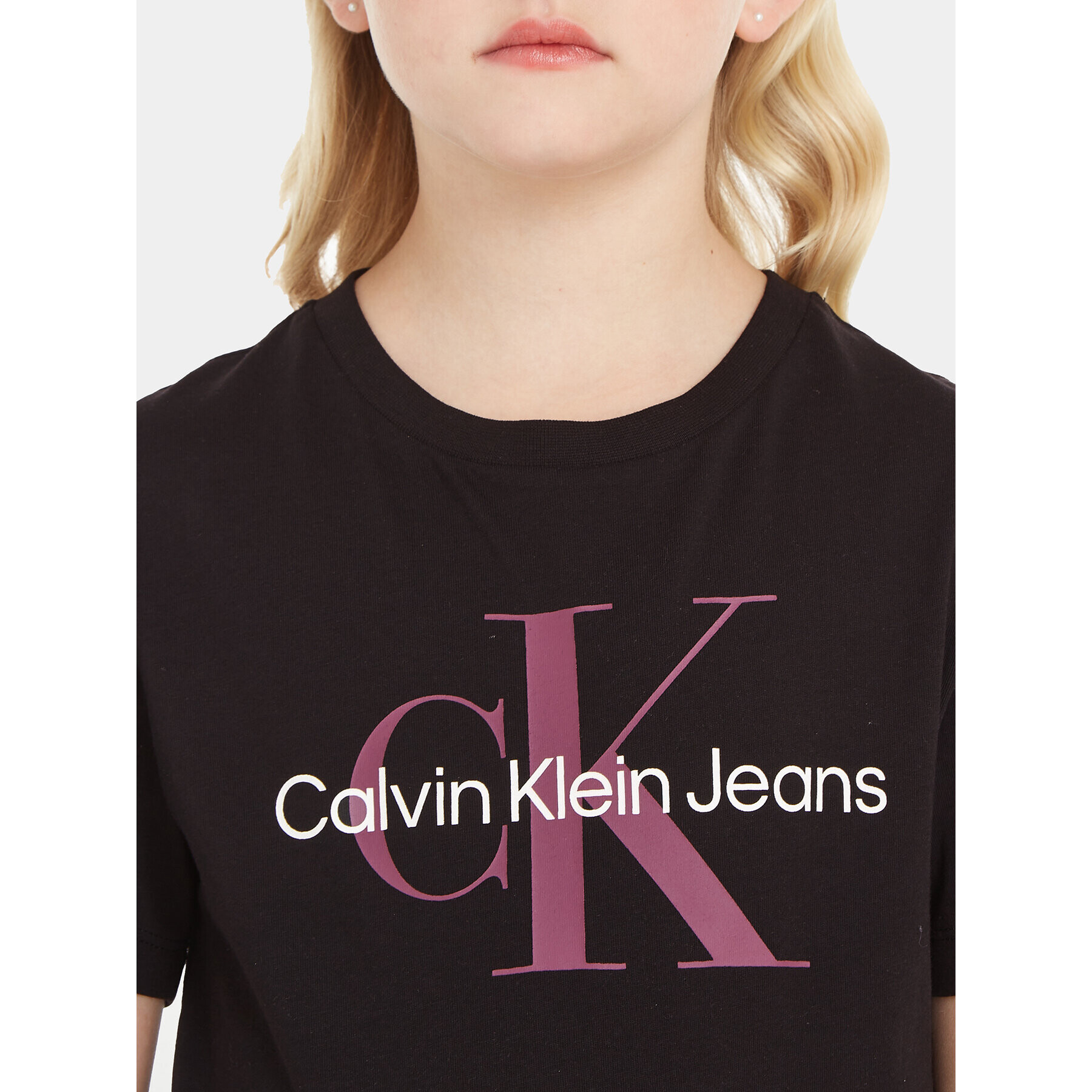 Calvin Klein Jeans Tričko IU0IU00460 Čierna Regular Fit - Pepit.sk