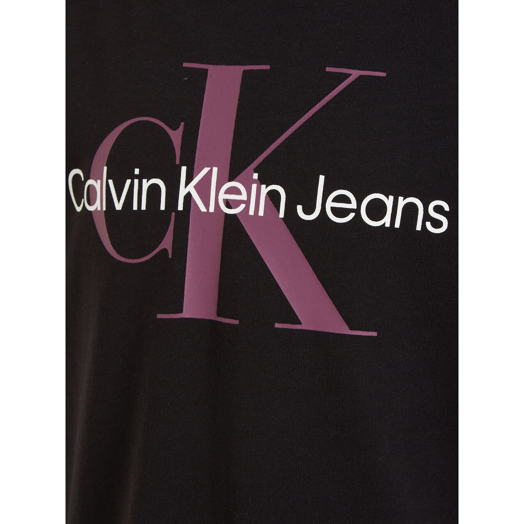 Calvin Klein Jeans Tričko IU0IU00460 Čierna Regular Fit - Pepit.sk