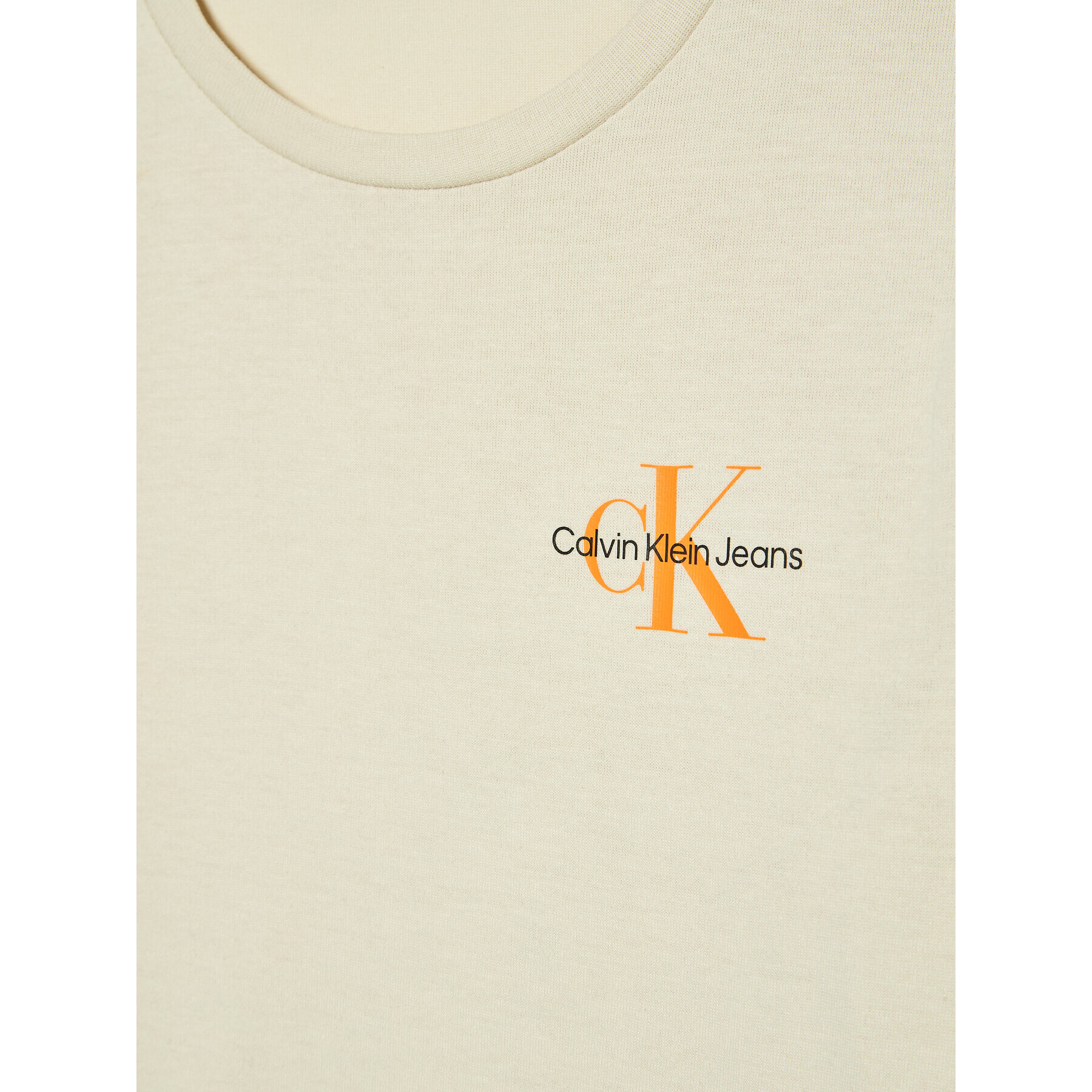 Calvin Klein Jeans Tričko Monogram IB0IB01231 Béžová Regular Fit - Pepit.sk