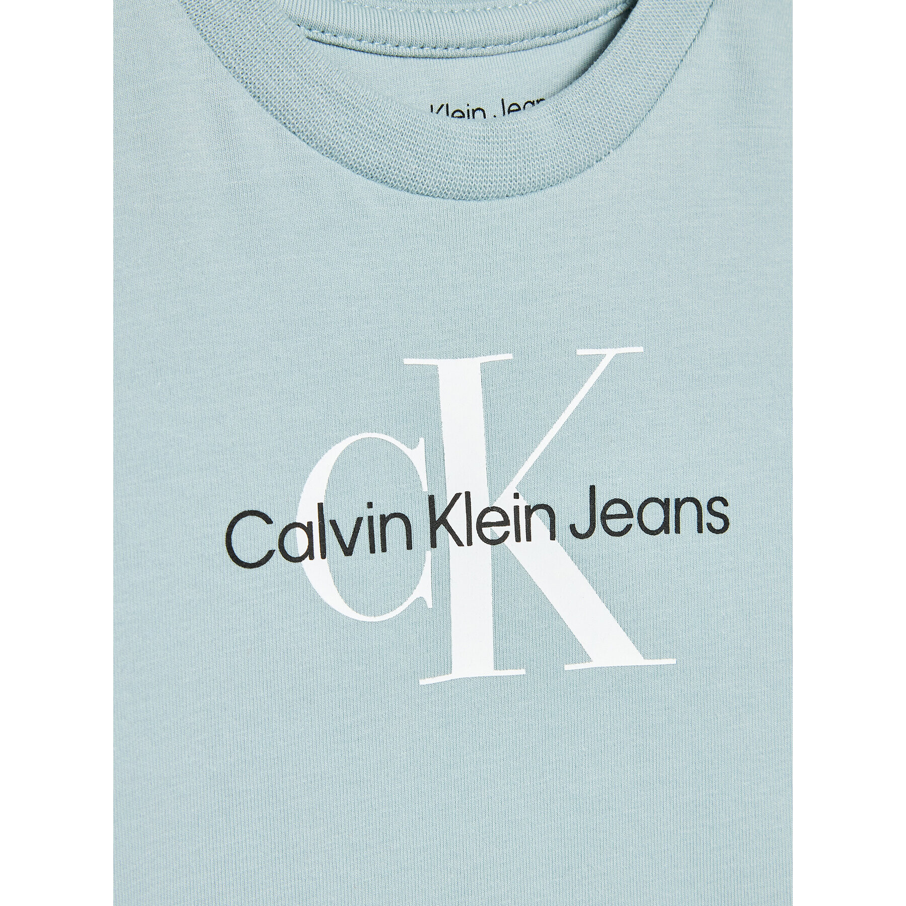 Calvin Klein Jeans Tričko Monogram IN0IN00001 Modrá Regular Fit - Pepit.sk