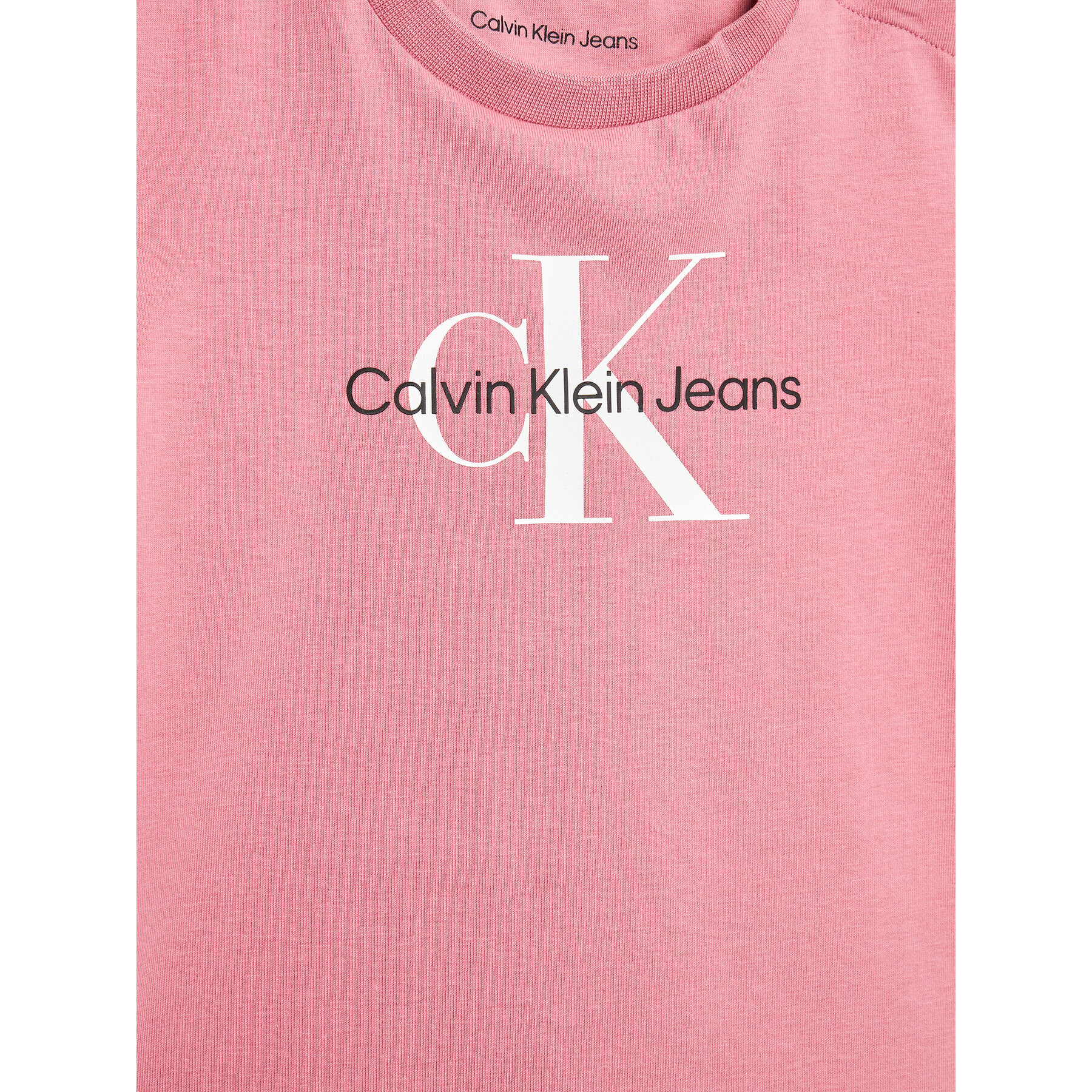 Calvin Klein Jeans Tričko Monogram IN0IN00001 Ružová Regular Fit - Pepit.sk