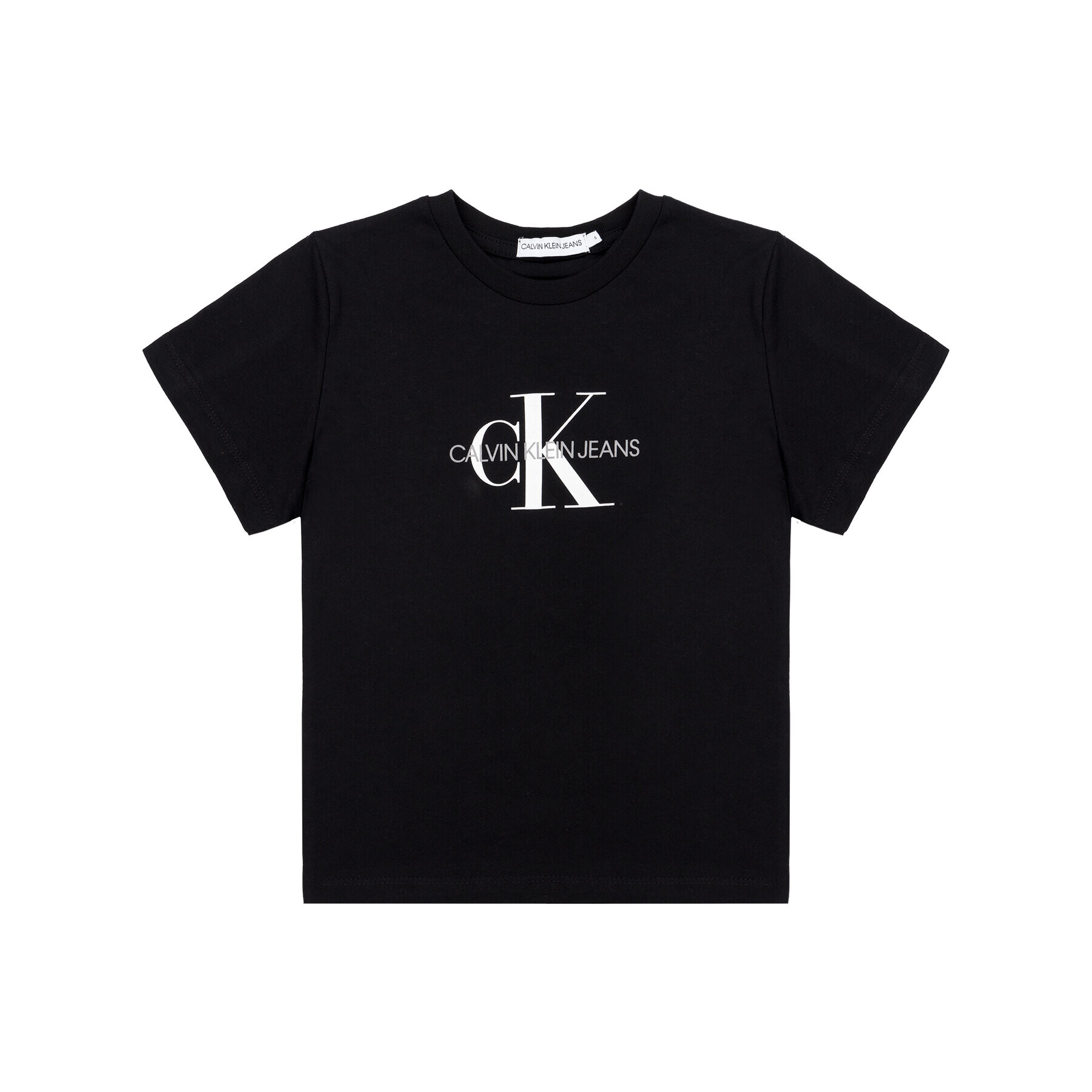 Calvin Klein Jeans Tričko Monogram Logo IU0IU00068 Čierna Regular Fit - Pepit.sk