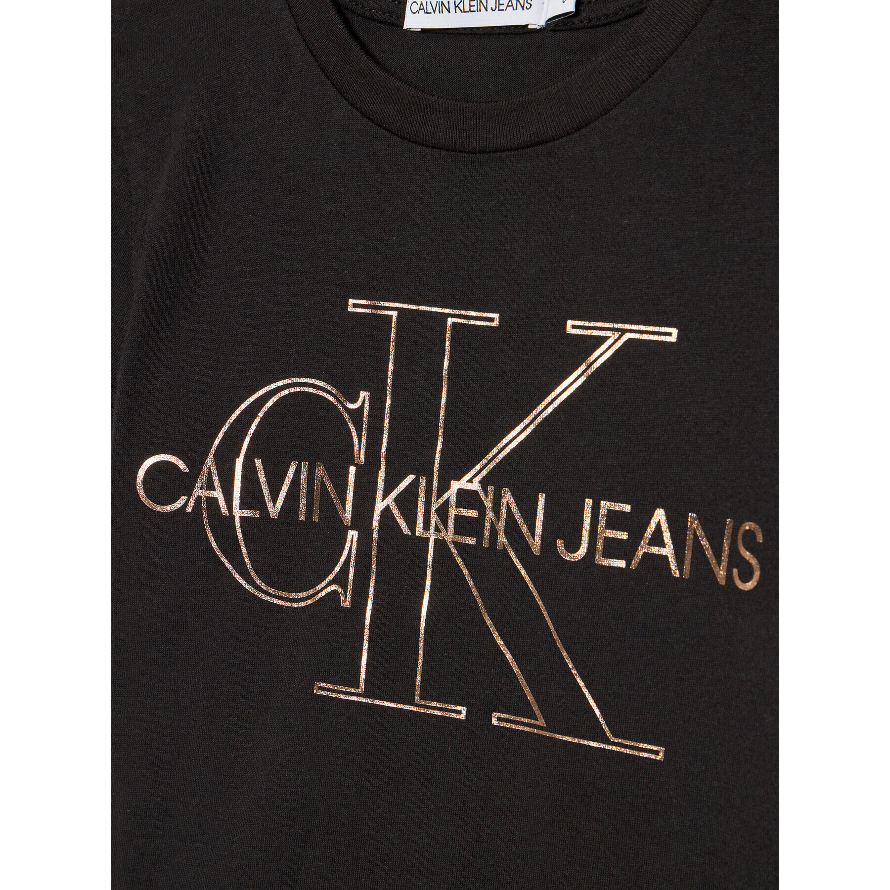 Calvin Klein Jeans Tričko Monogram Outline IG0IG01159 Čierna Slim Fit - Pepit.sk