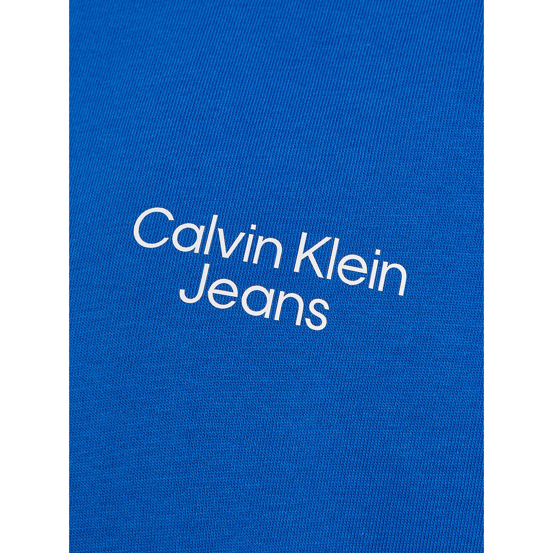 Calvin Klein Jeans Tričko Stack Logo IB0IB01319 Modrá Regular Fit - Pepit.sk