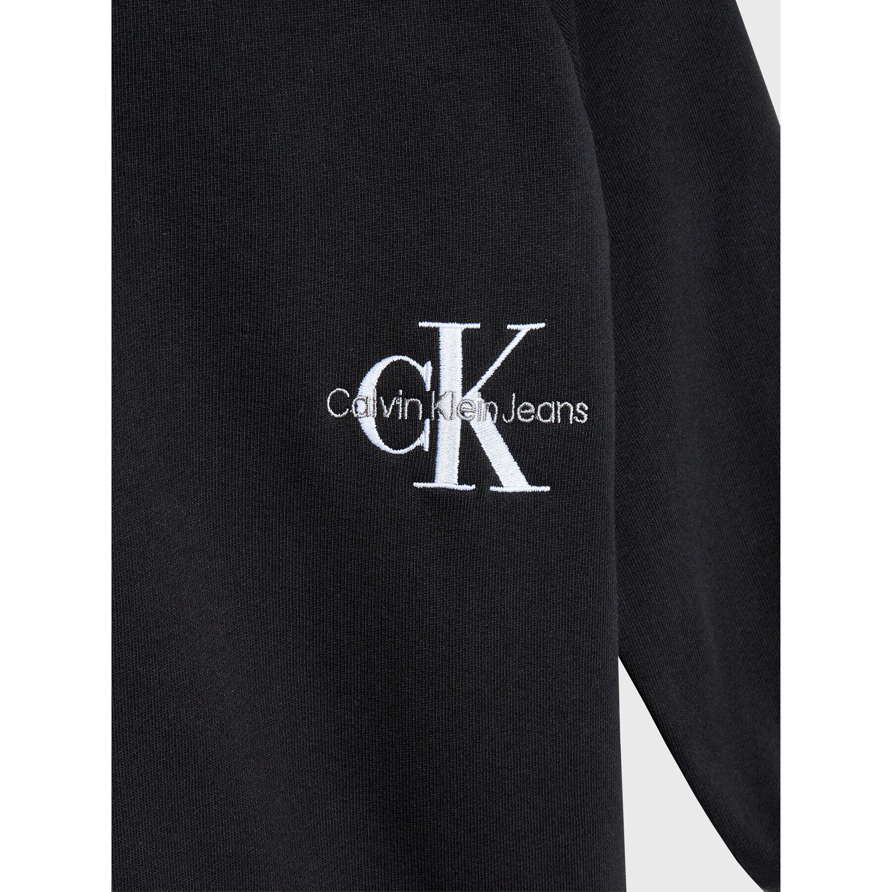 Calvin Klein Jeans Úpletové šaty Monogram Off Placed IG0IG01567 Čierna Regular Fit - Pepit.sk